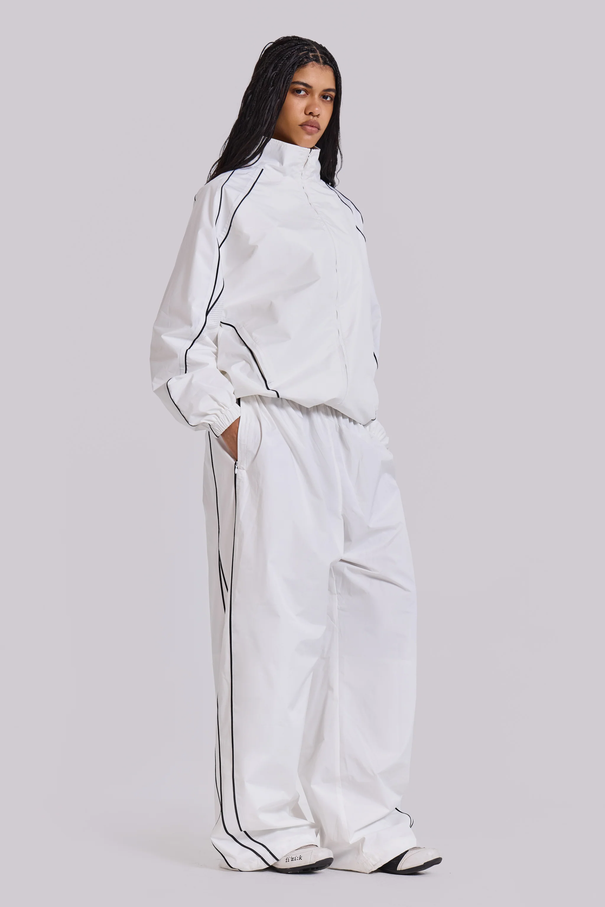 White Vapor Tracksuit Bottoms 1 White Vapor Tracksuit Bottoms