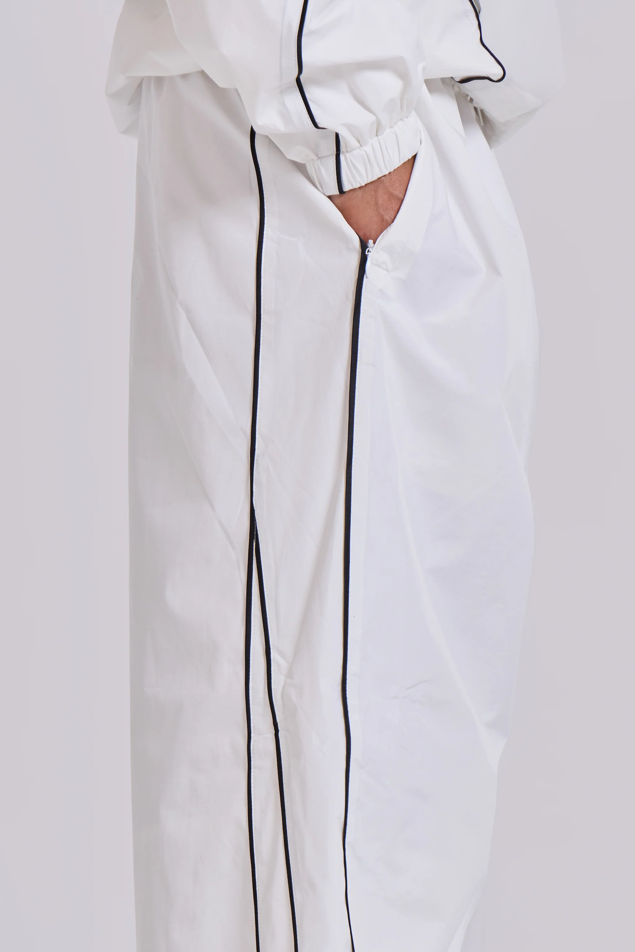 White Vapor Tracksuit Bottoms 3 White Vapor Tracksuit Bottoms