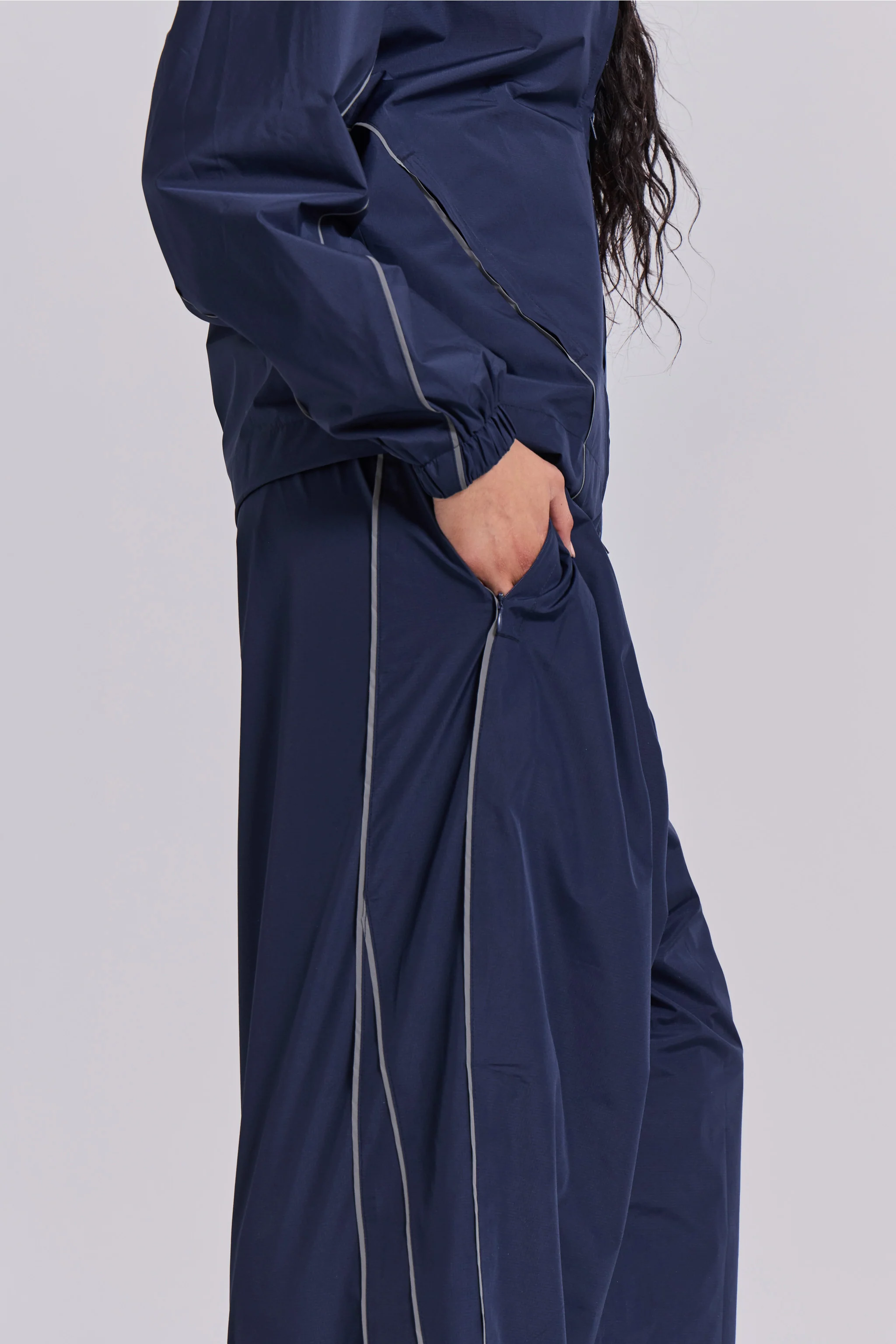Navy Vapor Tracksuit Bottoms 4 Navy Vapor Tracksuit Bottoms