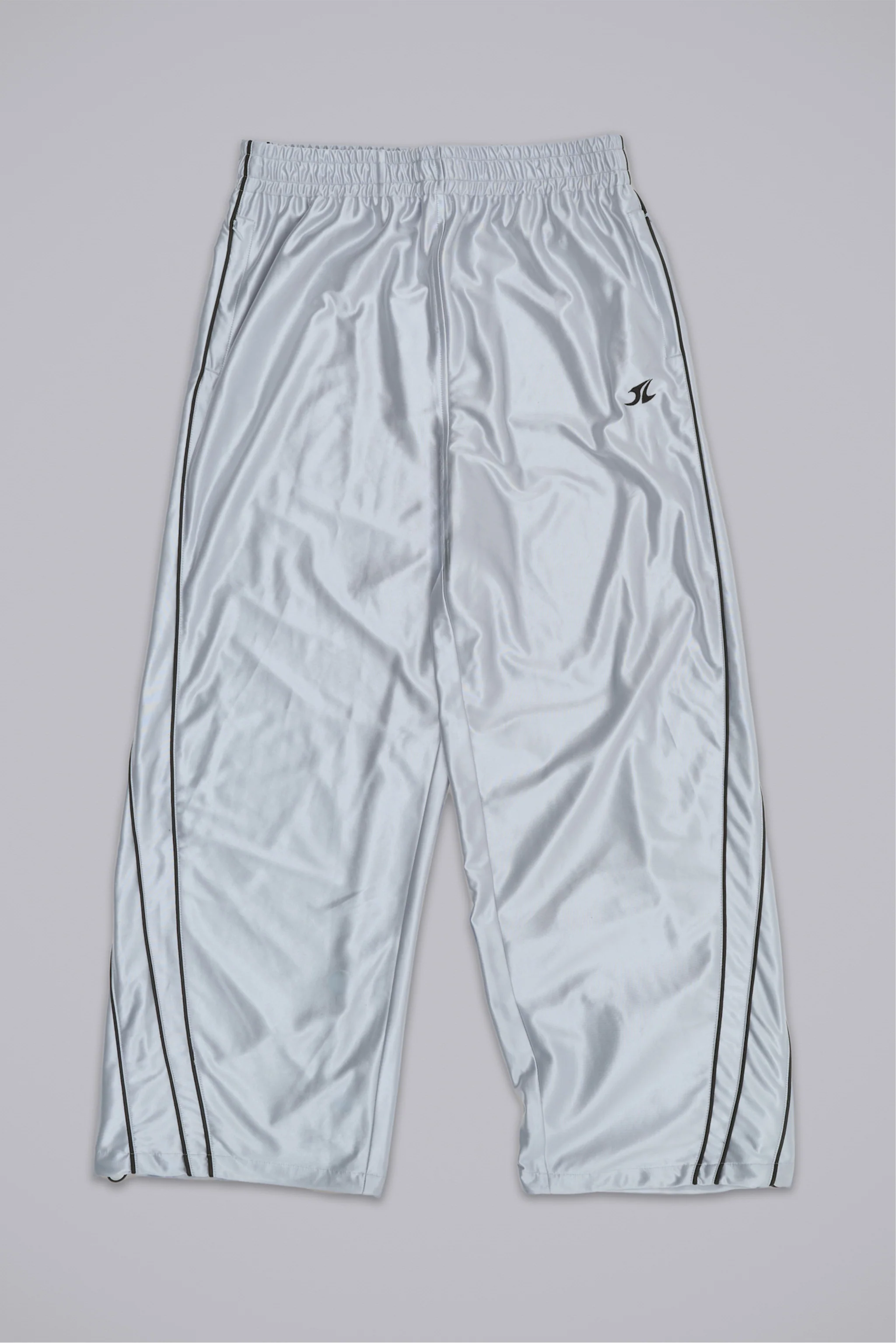Silver Metallic Vapor Joggers 3 Silver Metallic Vapor Joggers