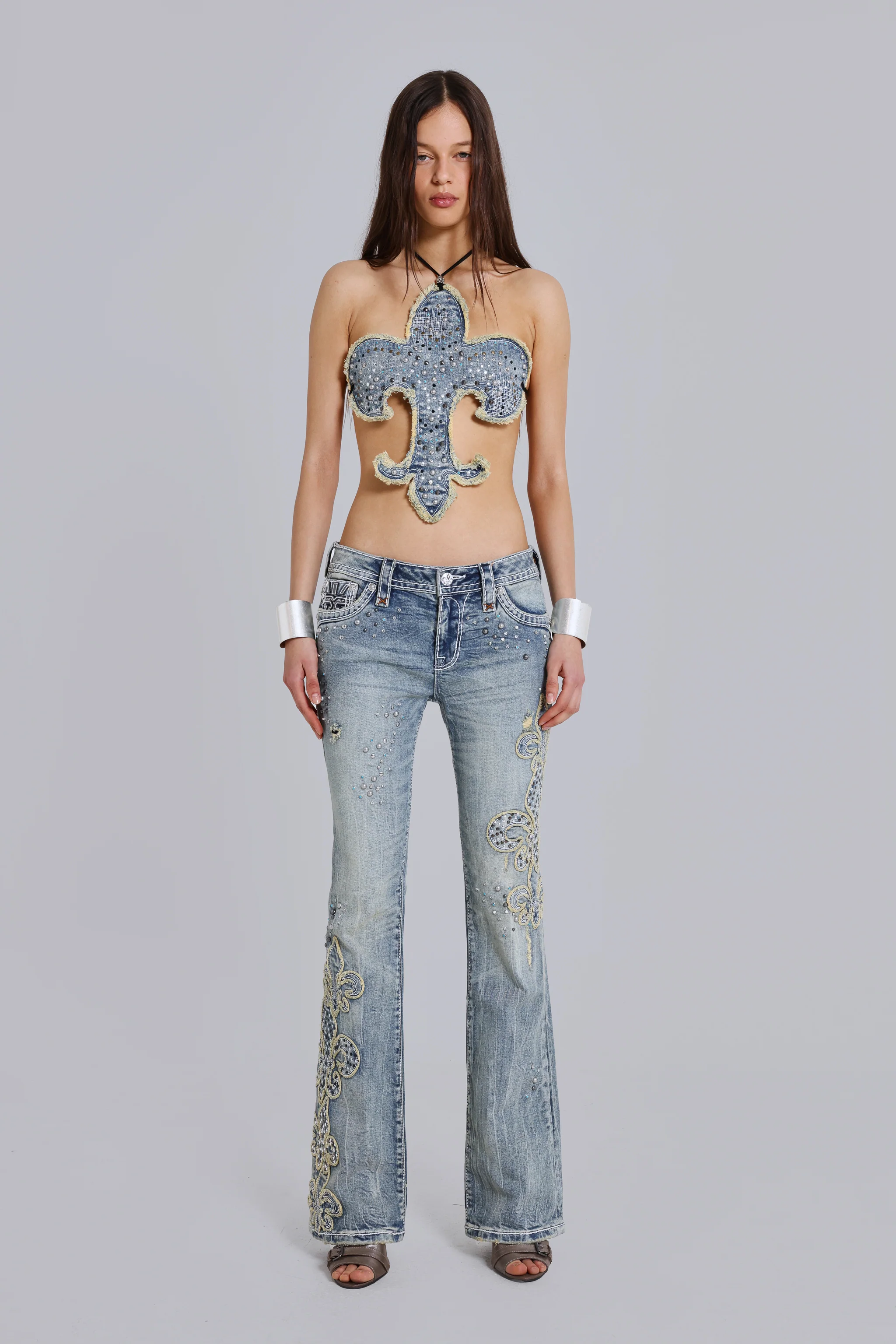 Rock Revival Studded Fleur de Lis Top 2 Rock Revival Studded Fleur de Lis Top