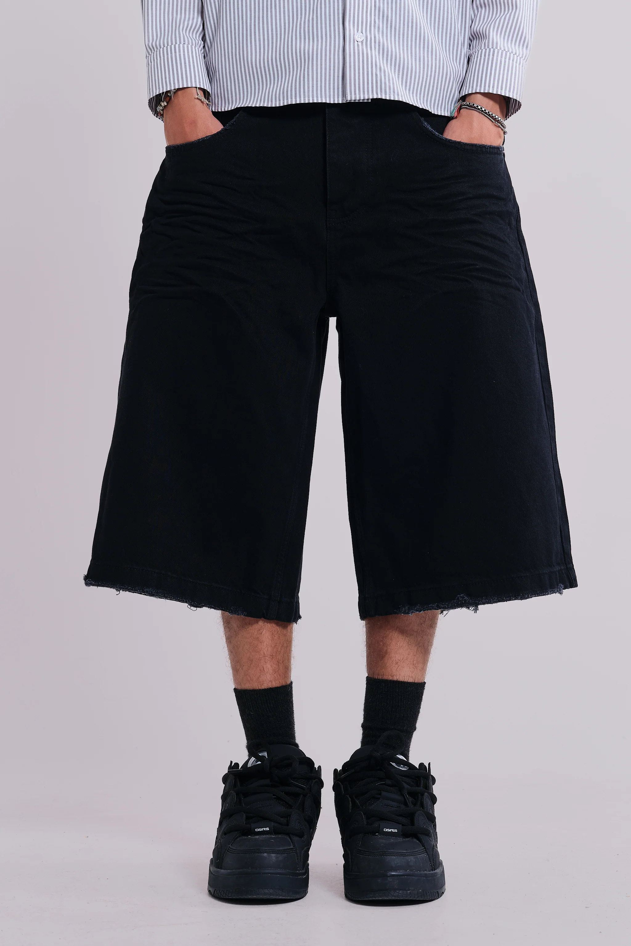 Sand Black Colossus Jorts