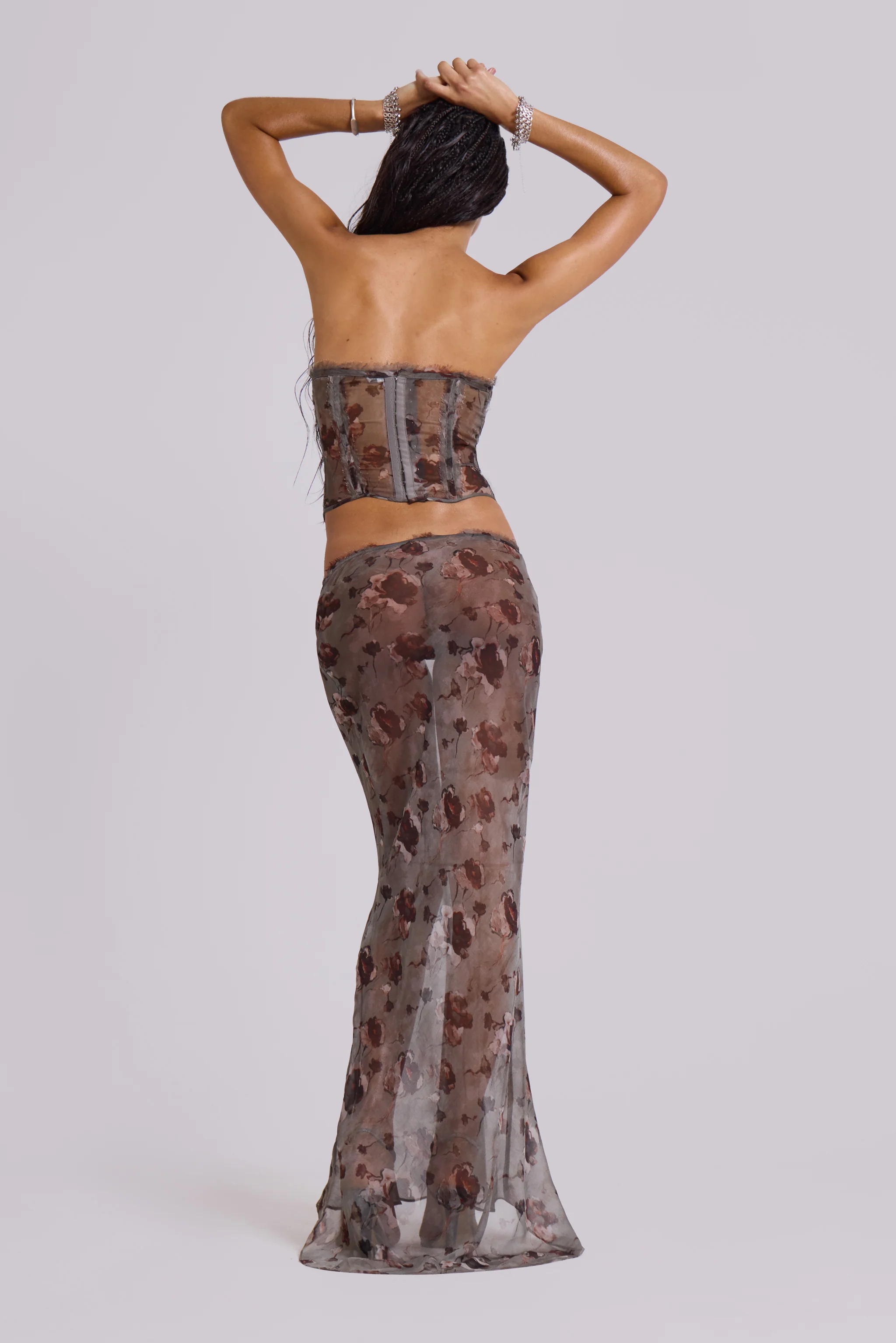 Cibelle Chiffon Corset Top 4 Cibelle Chiffon Corset Top
