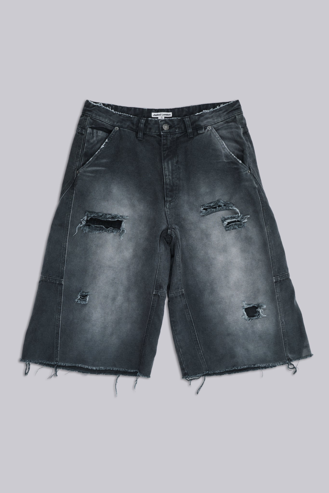 Skate Distressed Carpenter Shorts 2 Skate Distressed Carpenter Shorts