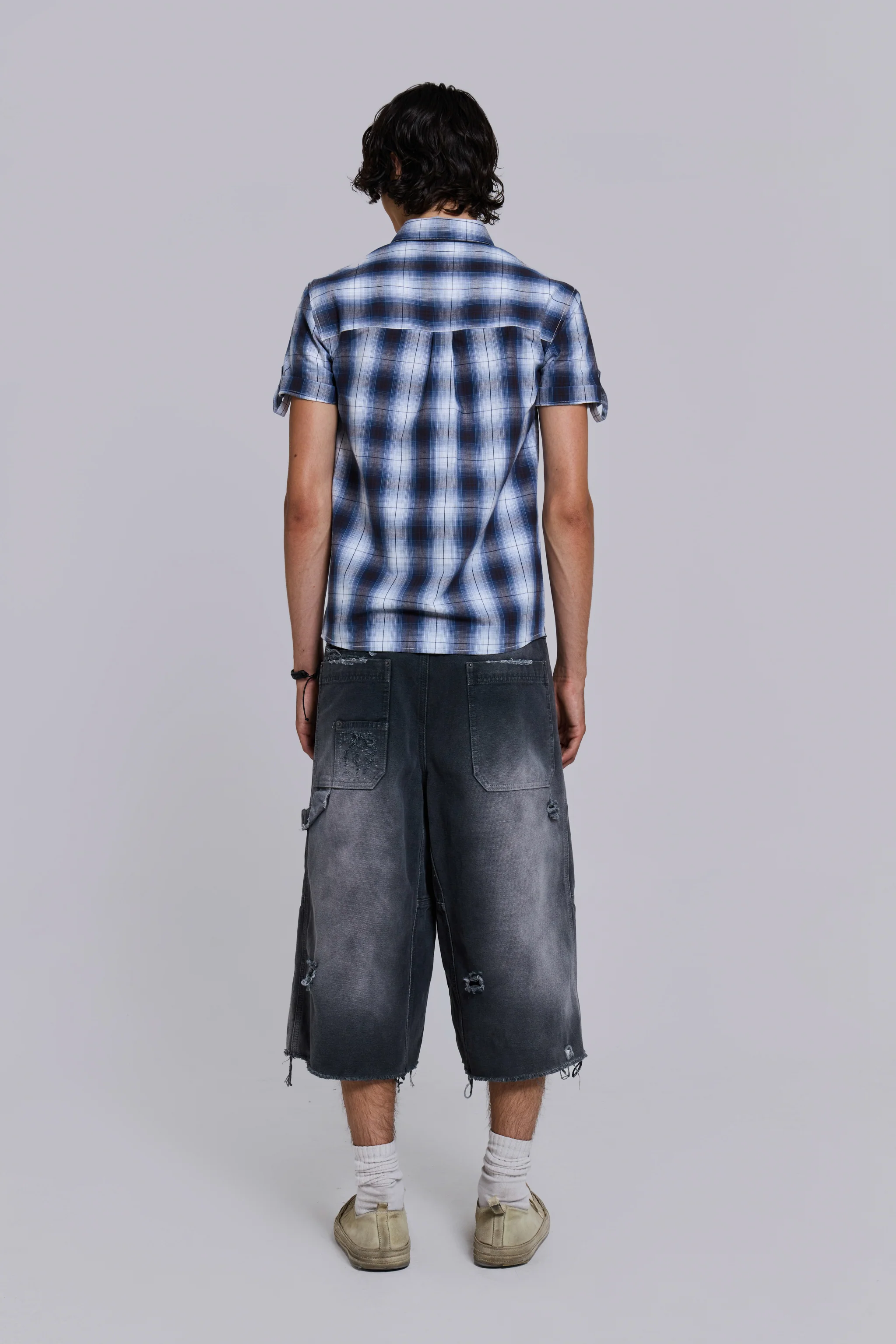 Skate Distressed Carpenter Shorts 4 Skate Distressed Carpenter Shorts