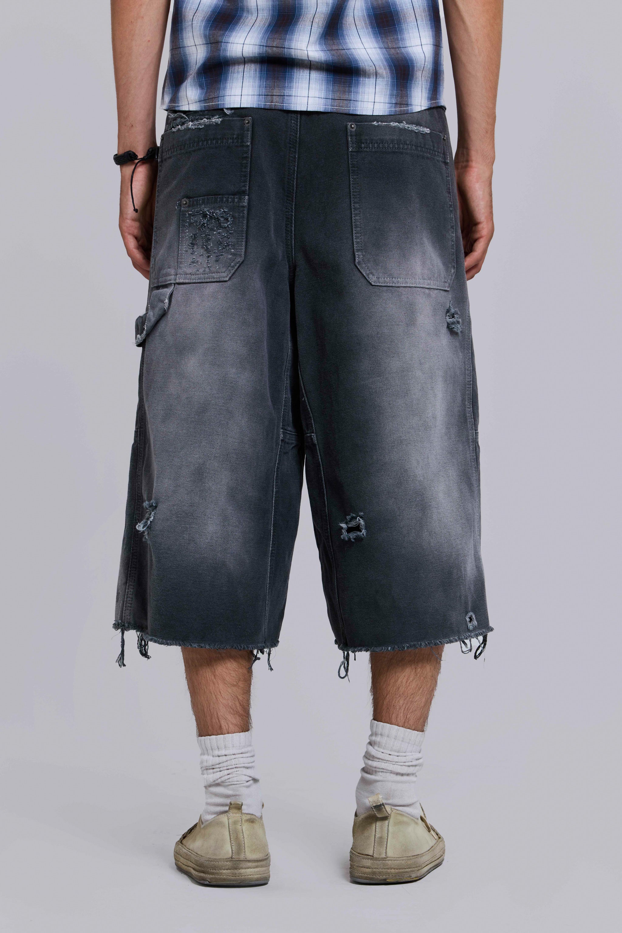 Skate Distressed Carpenter Shorts 6 Skate Distressed Carpenter Shorts