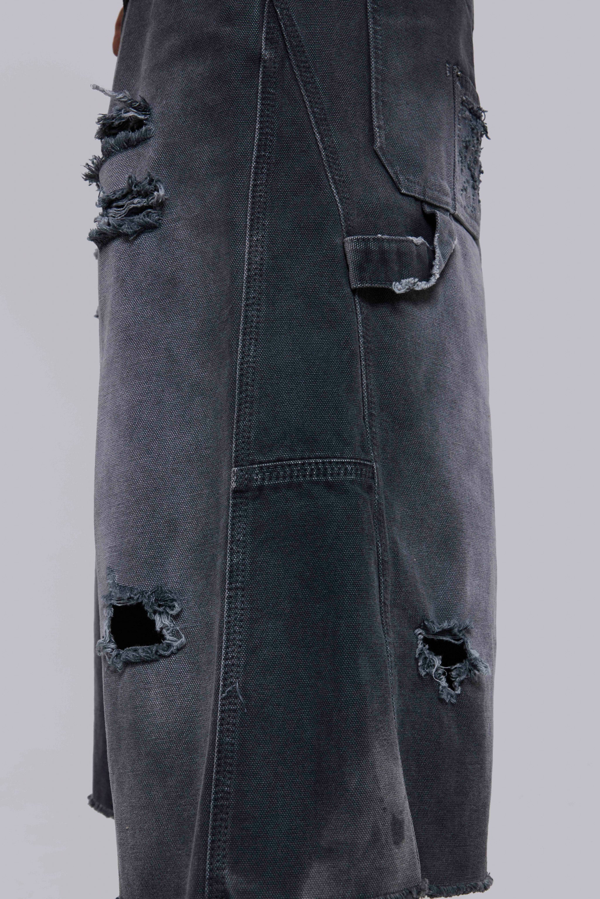 Skate Distressed Carpenter Shorts 9 Skate Distressed Carpenter Shorts