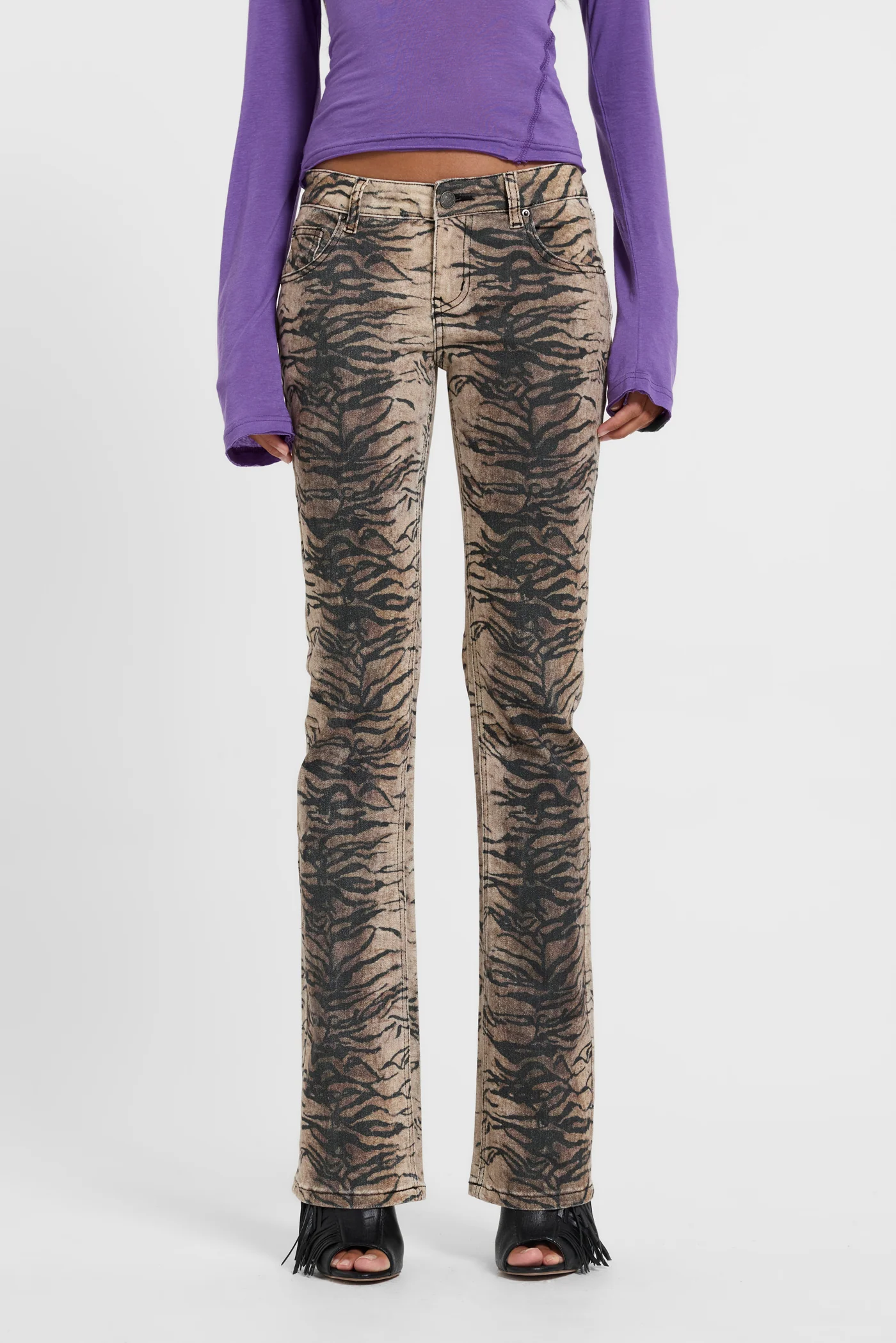 Leona Bootcut Cooper Jeans in Tiger 1 Leona Bootcut Cooper Jeans in Tiger