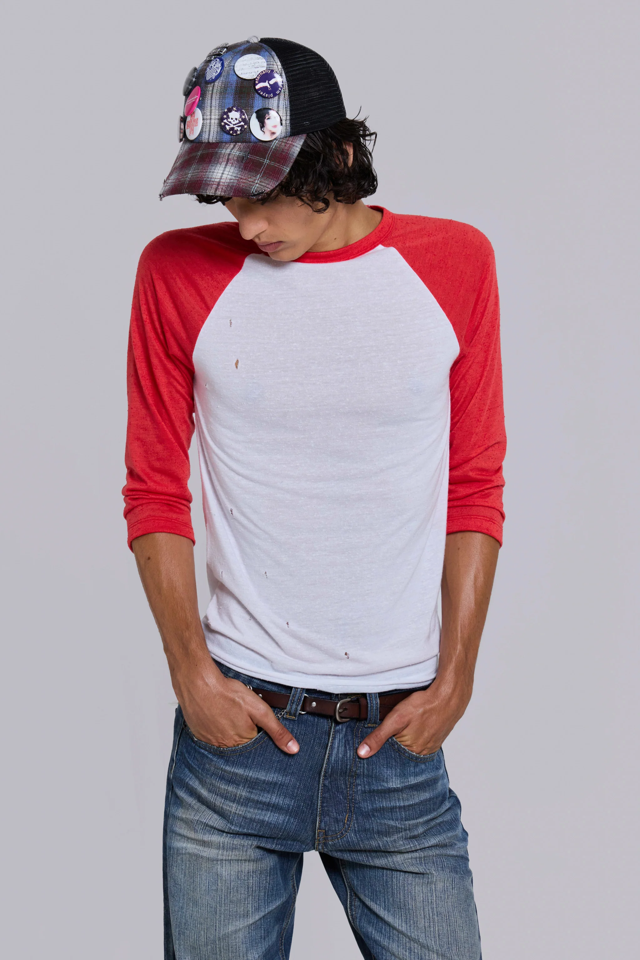 Red Los Angeles Raglan Top 5 Red Los Angeles Raglan Top