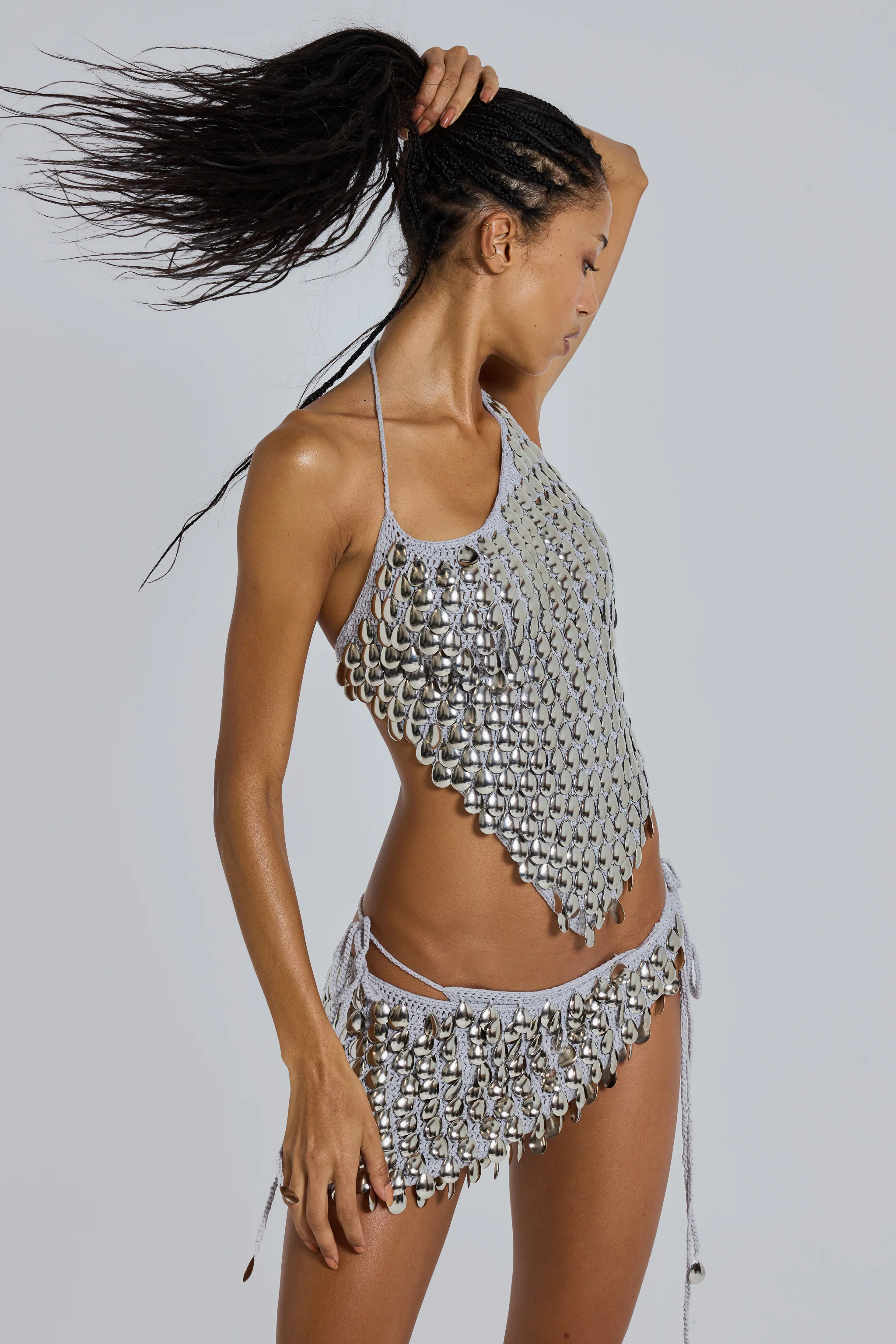 Selka Metal Bead Crochet Top 5 Selka Metal Bead Crochet Top