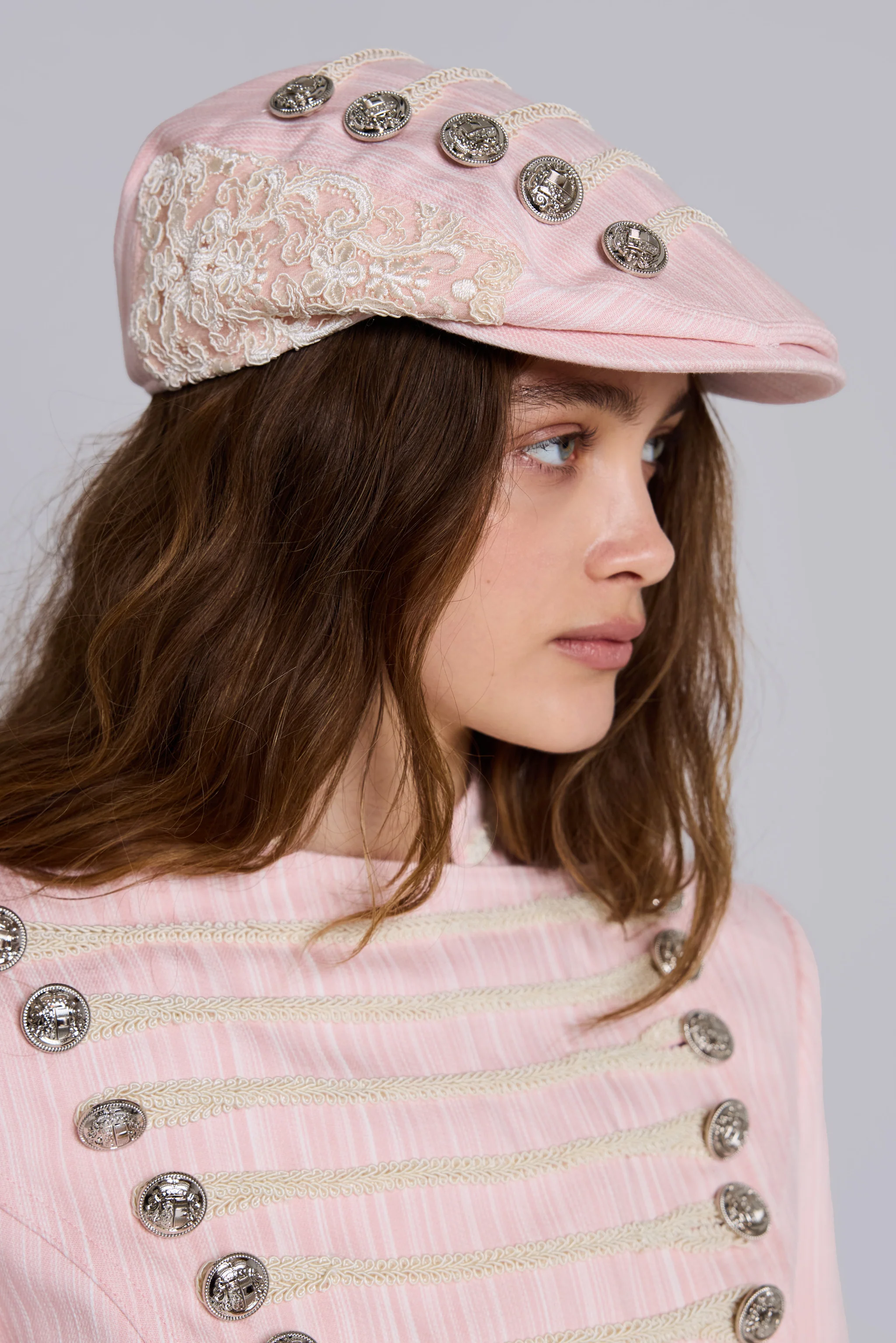 Mandy Military Flat Cap 3 Mandy Military Flat Cap