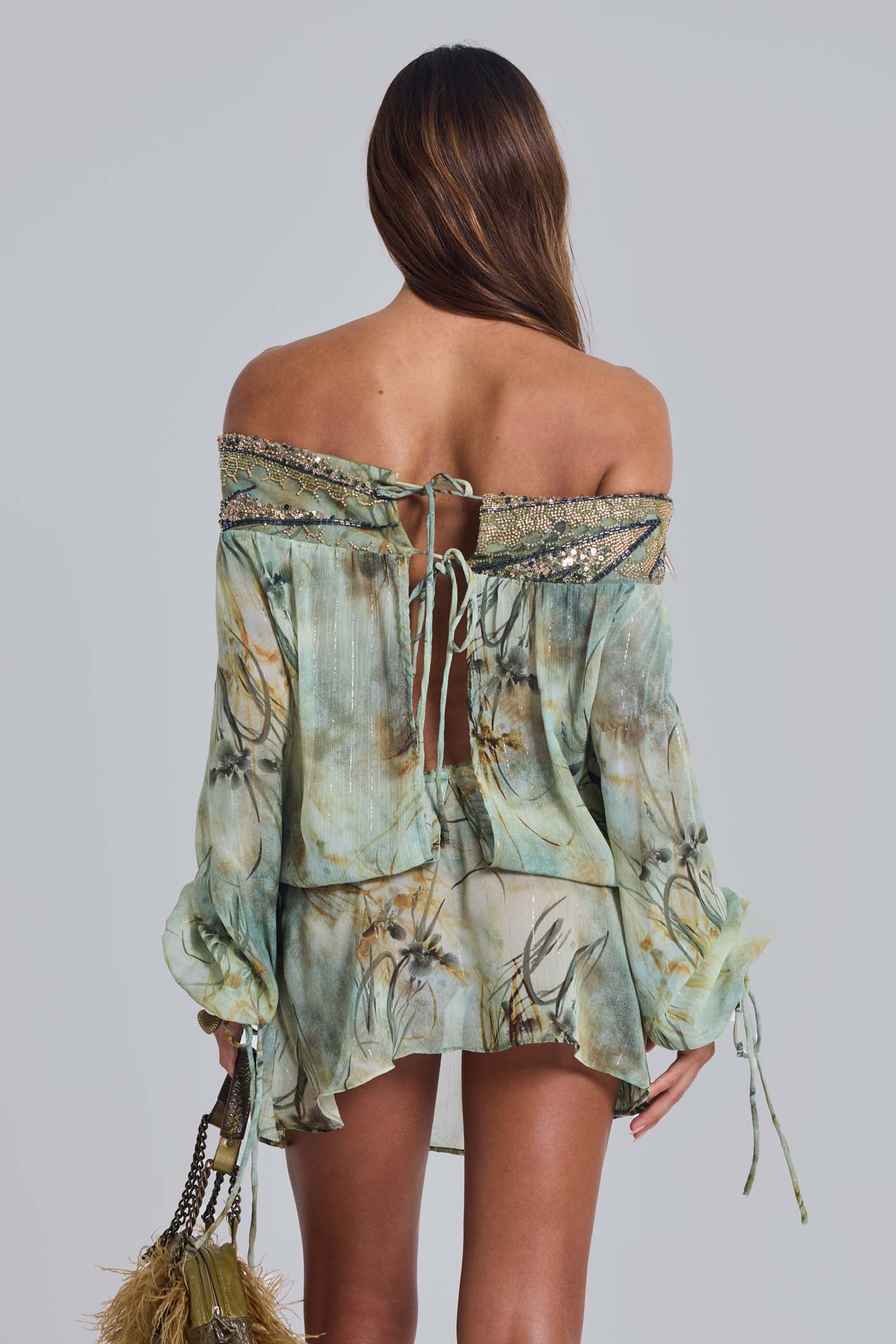 Breccia Embellished Mini Dress 2 Breccia Embellished Mini Dress