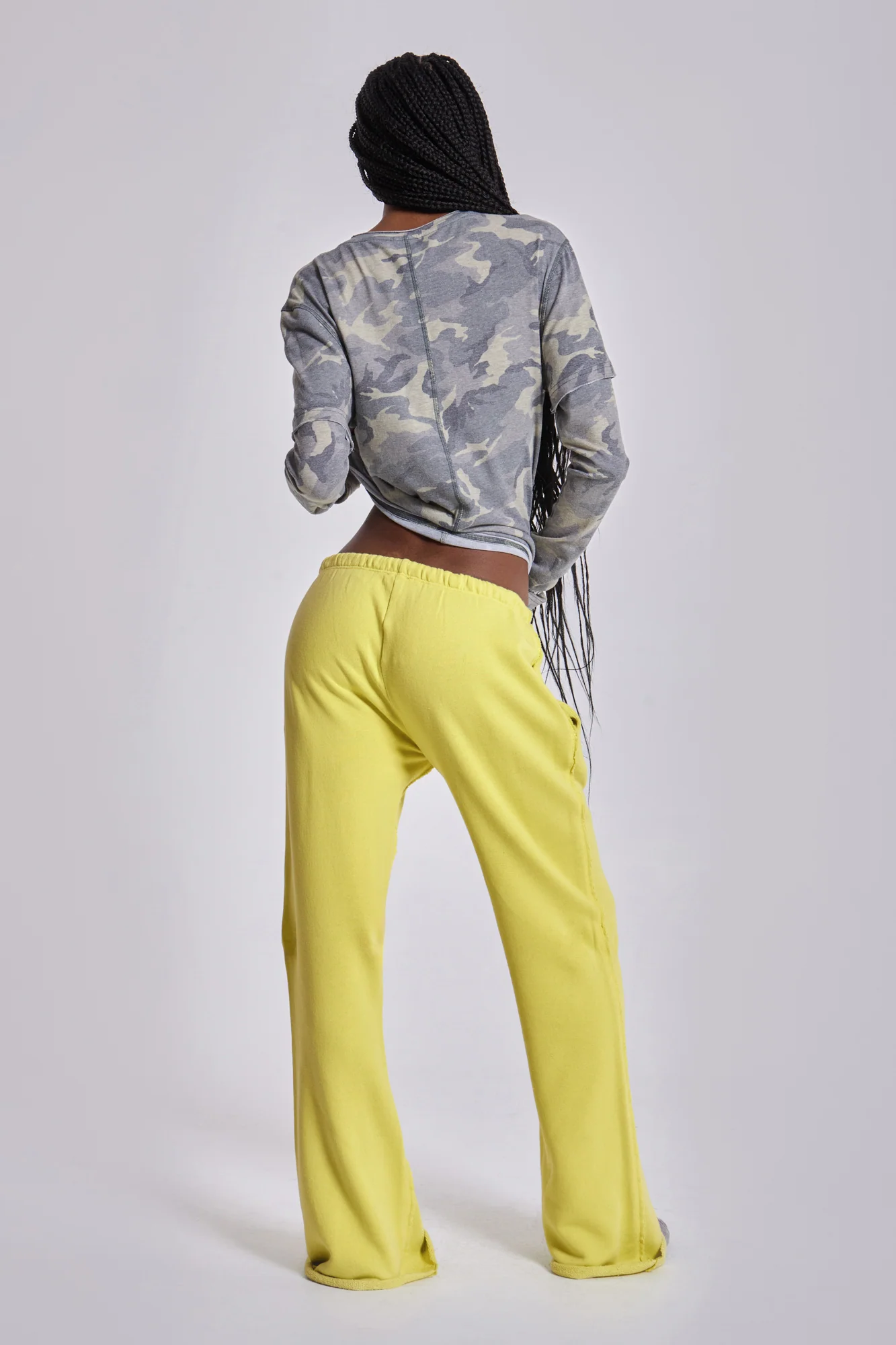 Cleo Slouchy Bootcut Jogger in Neon 14 Cleo Slouchy Bootcut Jogger in Neon