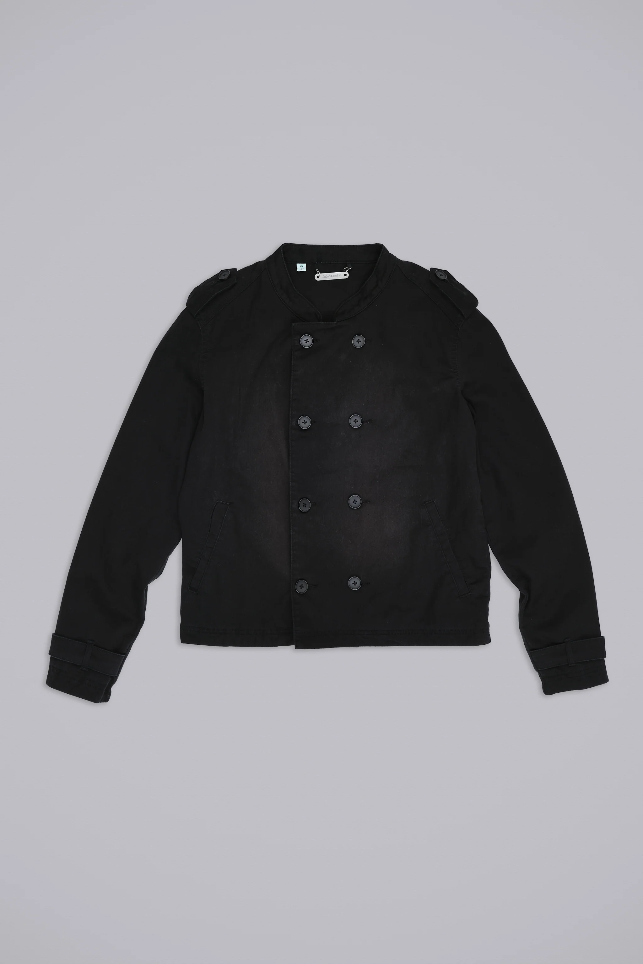 Violin Double Breasted Military Jacket 5 Violin Double Breasted Military Jacket