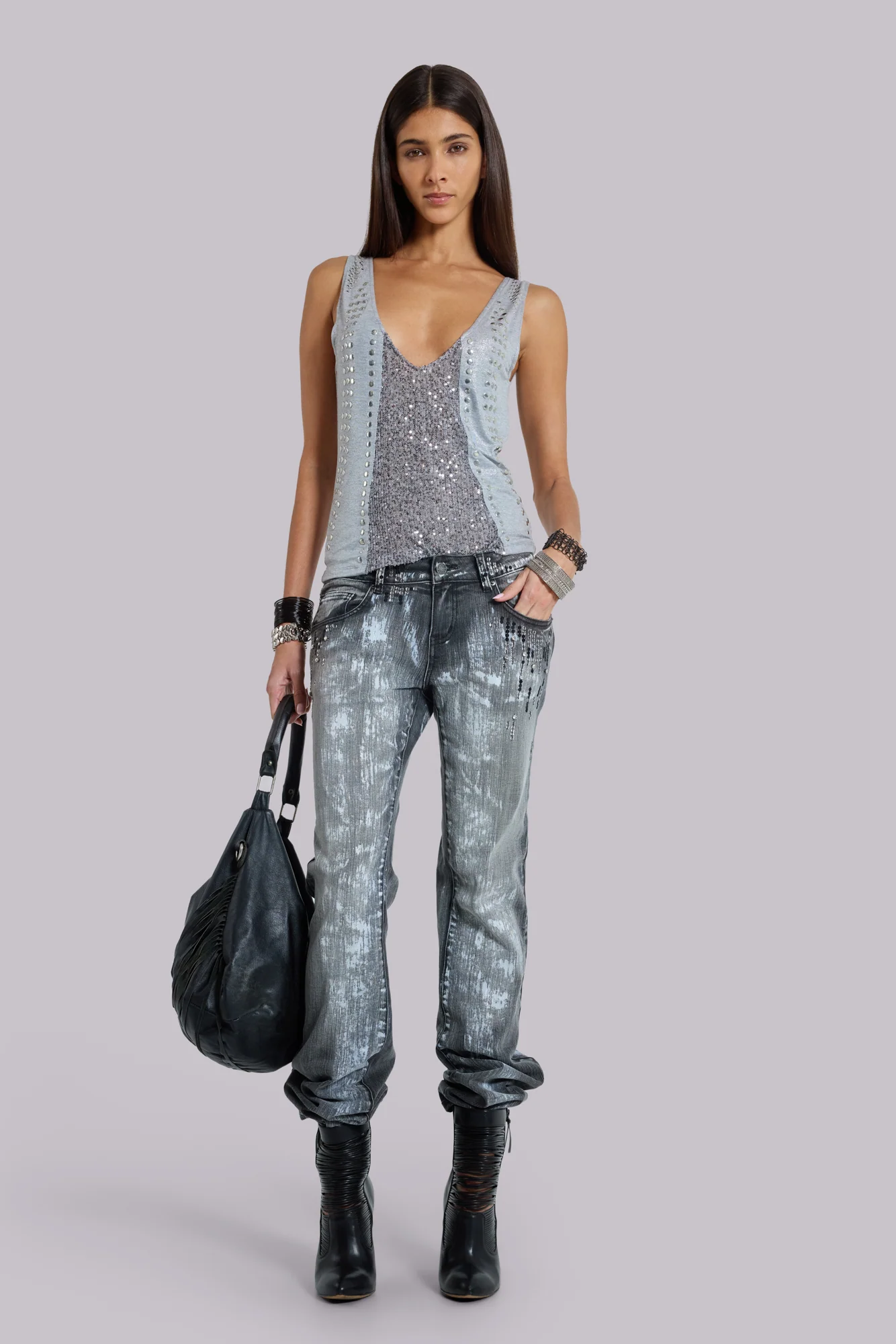 Sequin Bootcut Cooper Jeans 10 Sequin Bootcut Cooper Jeans