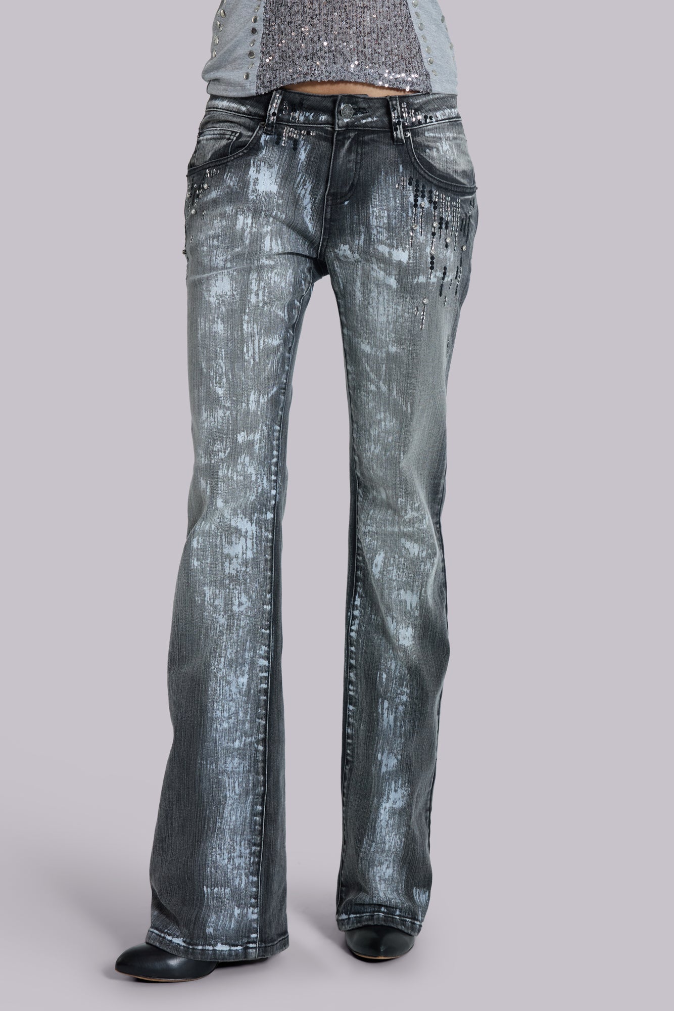 Sequin Bootcut Cooper Jeans 2 Sequin Bootcut Cooper Jeans