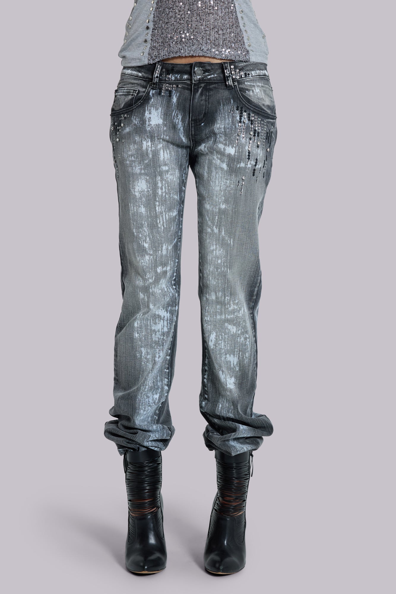 Sequin Bootcut Cooper Jeans 7 Sequin Bootcut Cooper Jeans