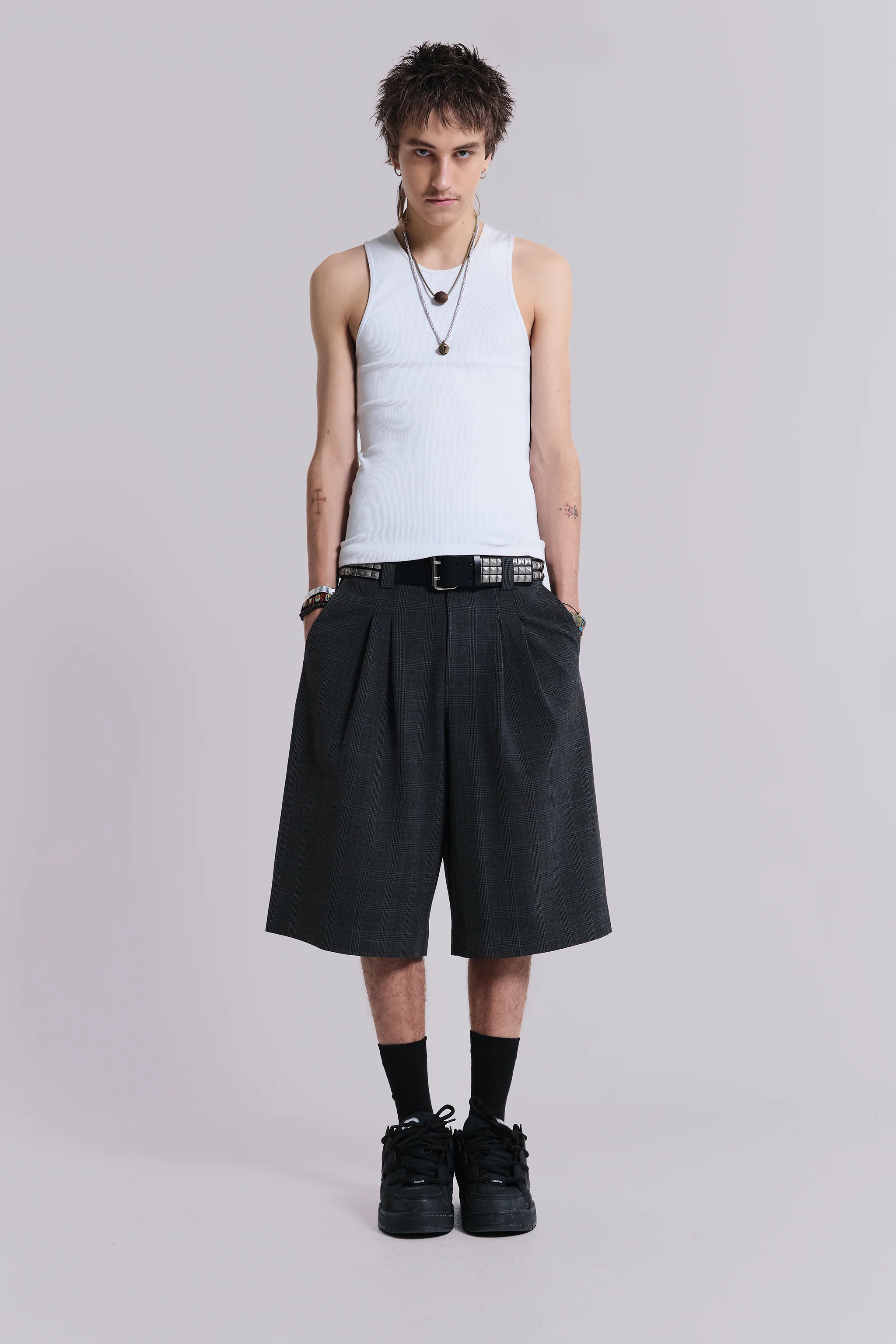 Dark Check Goliath Shorts 2 Dark Check Goliath Shorts