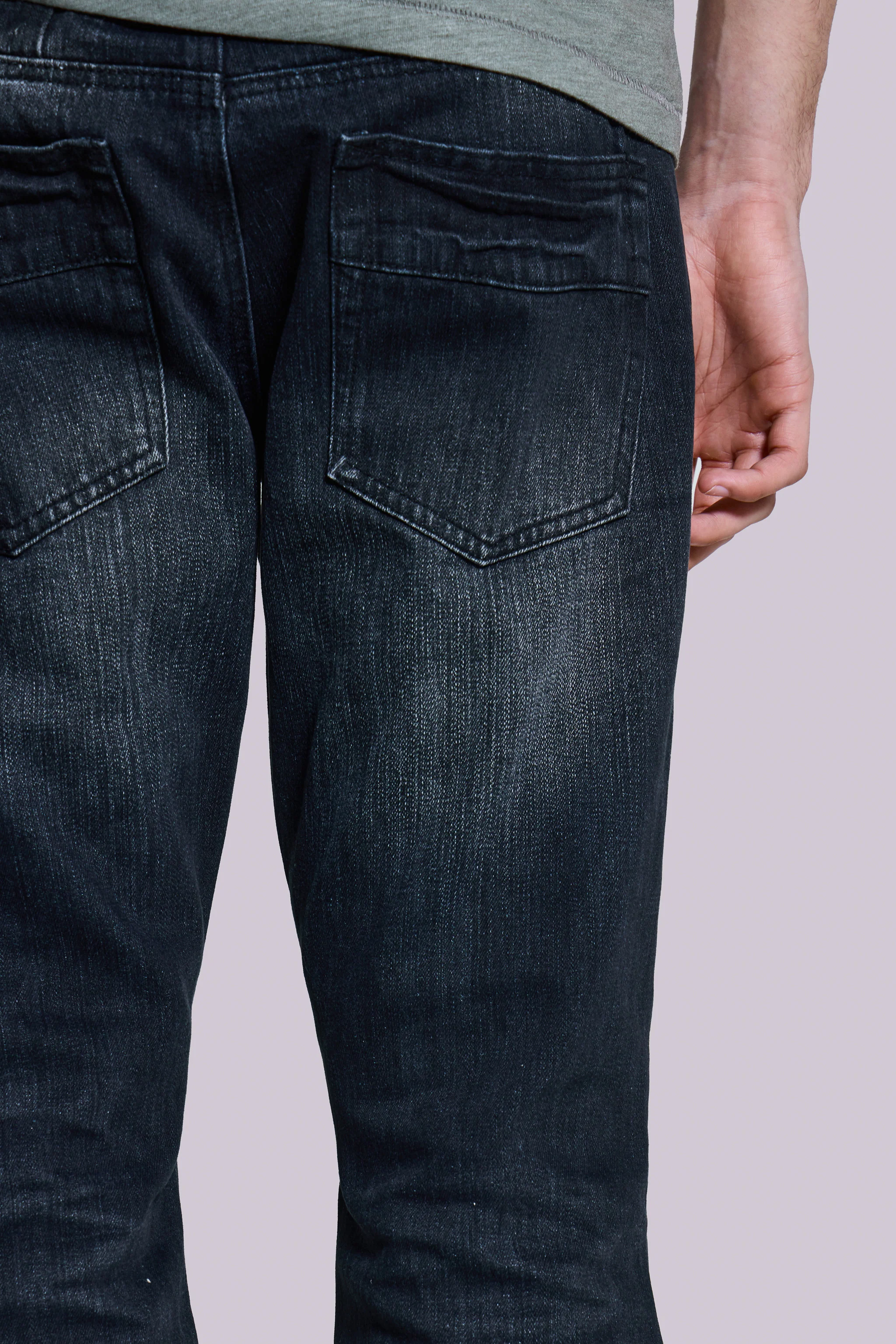 Indigo Creased Drift Bootcut Jeans 6 Indigo Creased Drift Bootcut Jeans