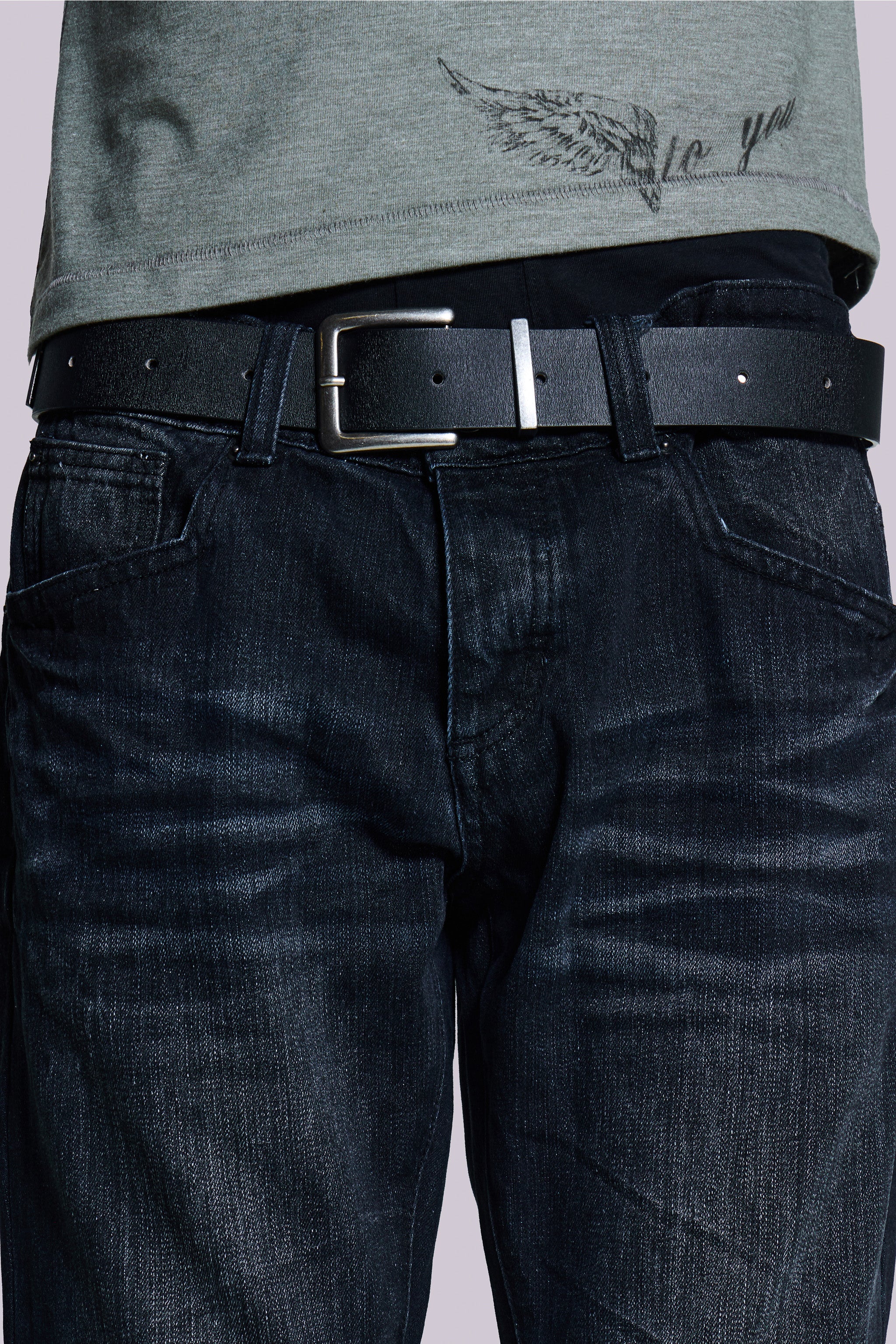 Indigo Creased Drift Bootcut Jeans 9 Indigo Creased Drift Bootcut Jeans