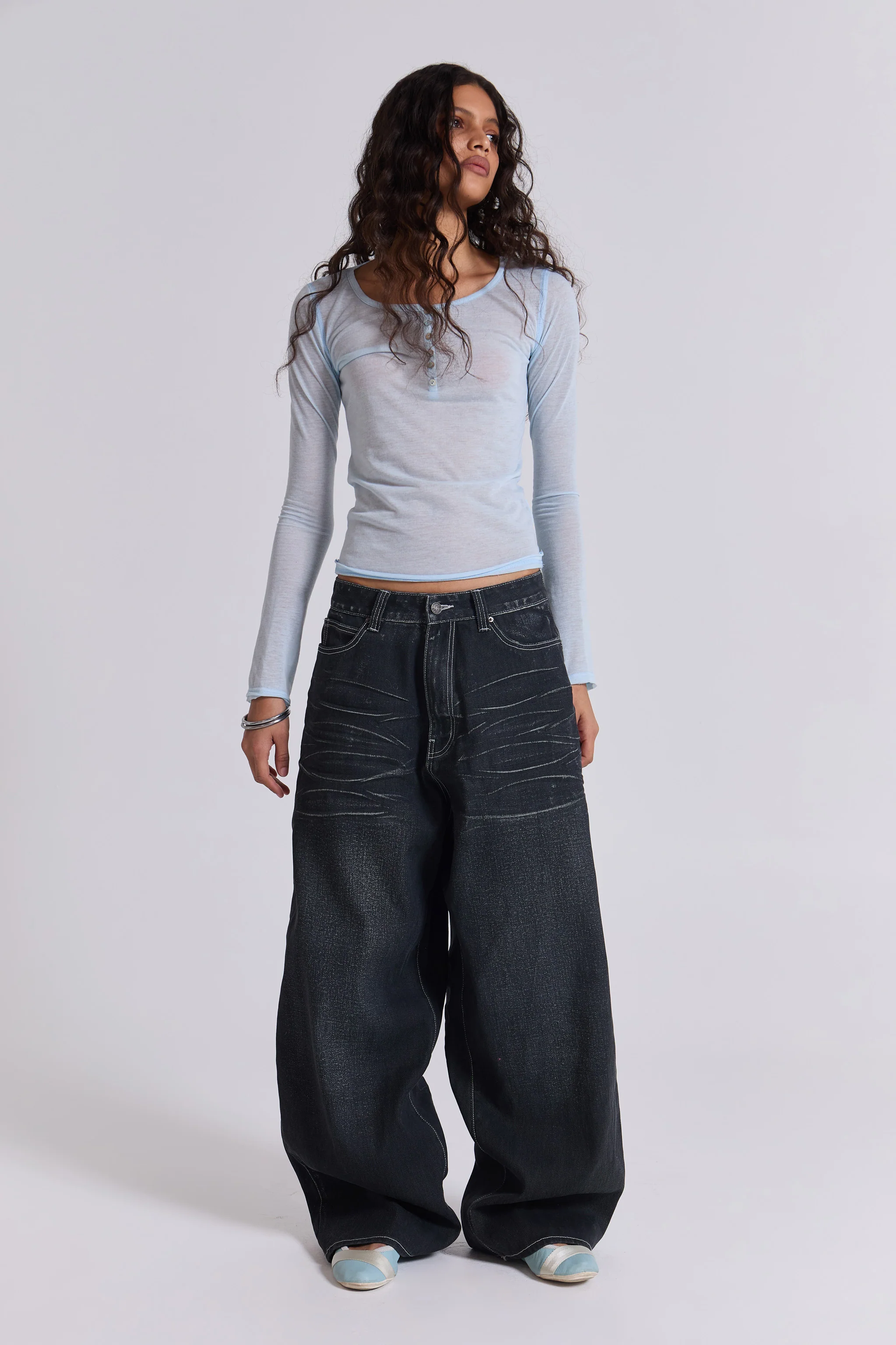 Black Coated XL Colossus Jeans 2 Black Coated XL Colossus Jeans