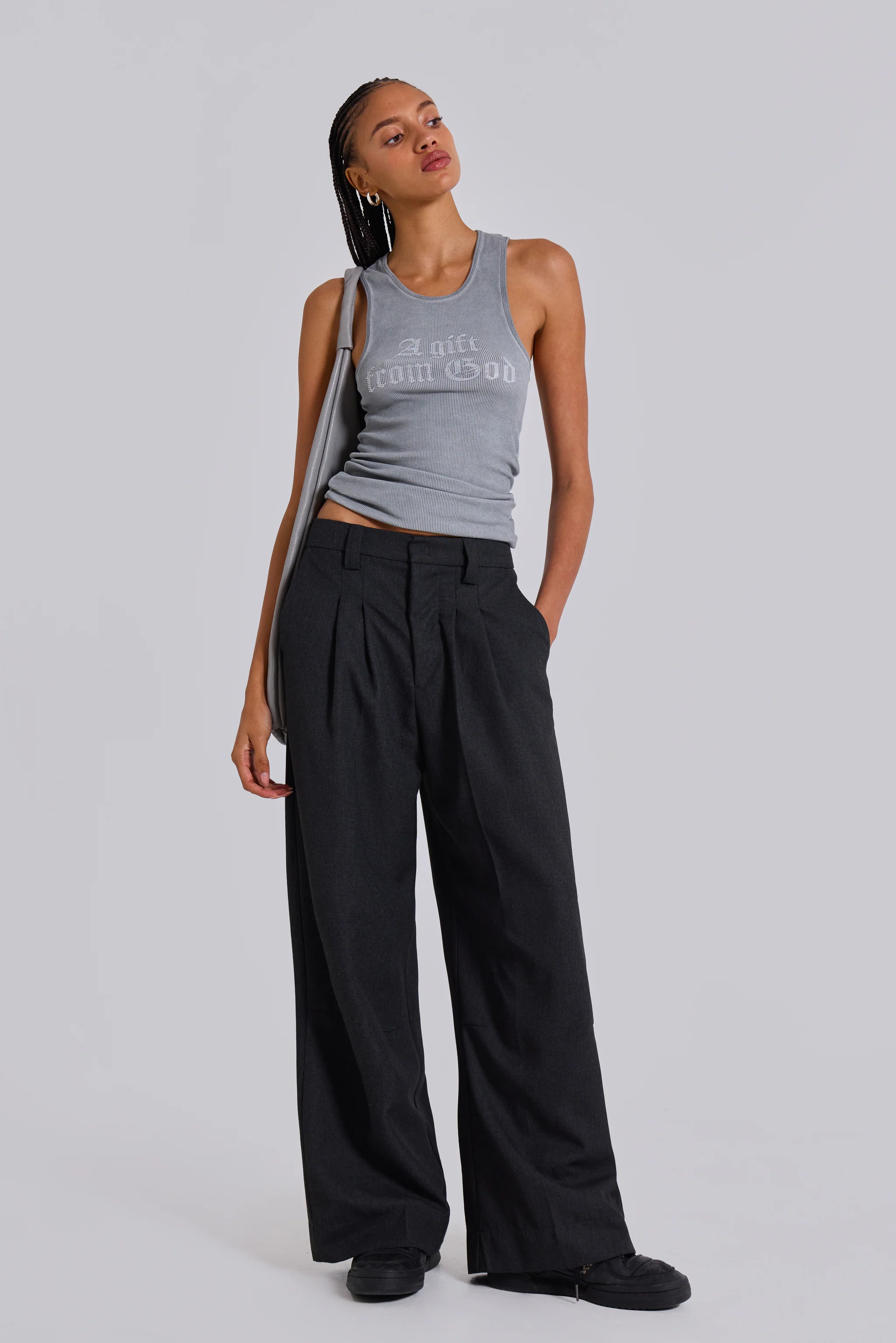 Goliath Charcoal Suit Pants 1 Goliath Charcoal Suit Pants