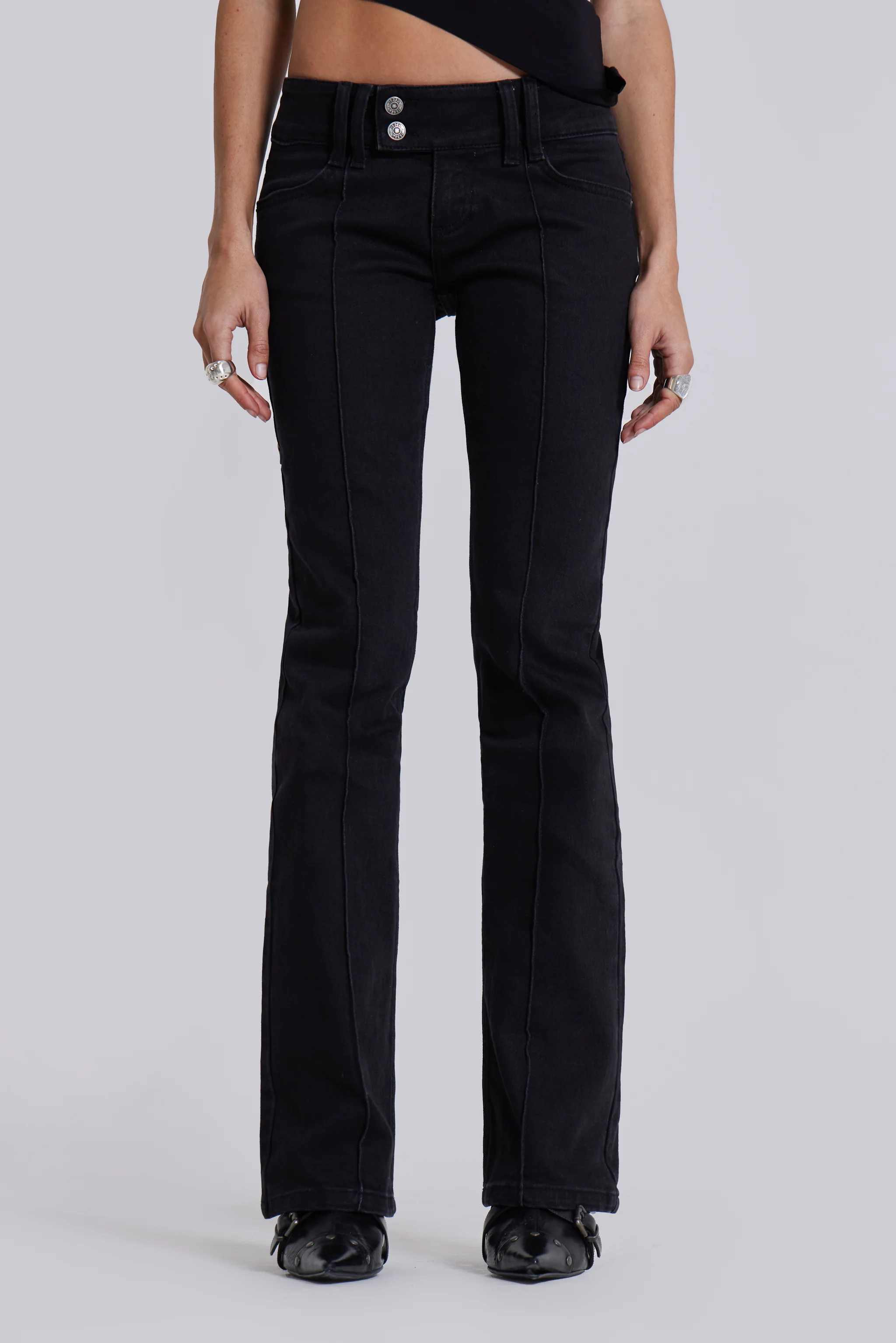 Solid Black Thirteen Jeans 10 Solid Black Thirteen Jeans