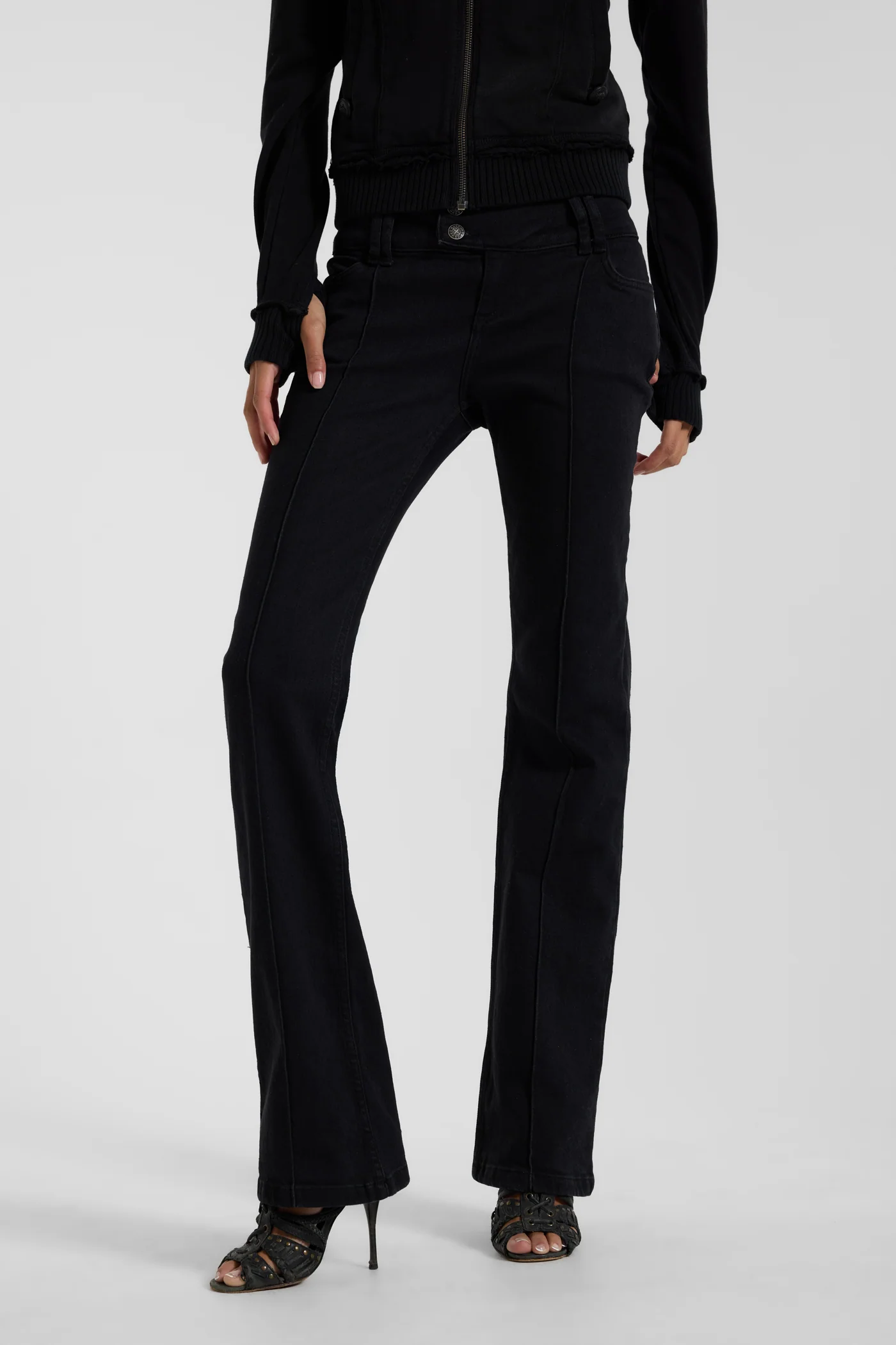 Solid Black Thirteen Jeans 4 Solid Black Thirteen Jeans