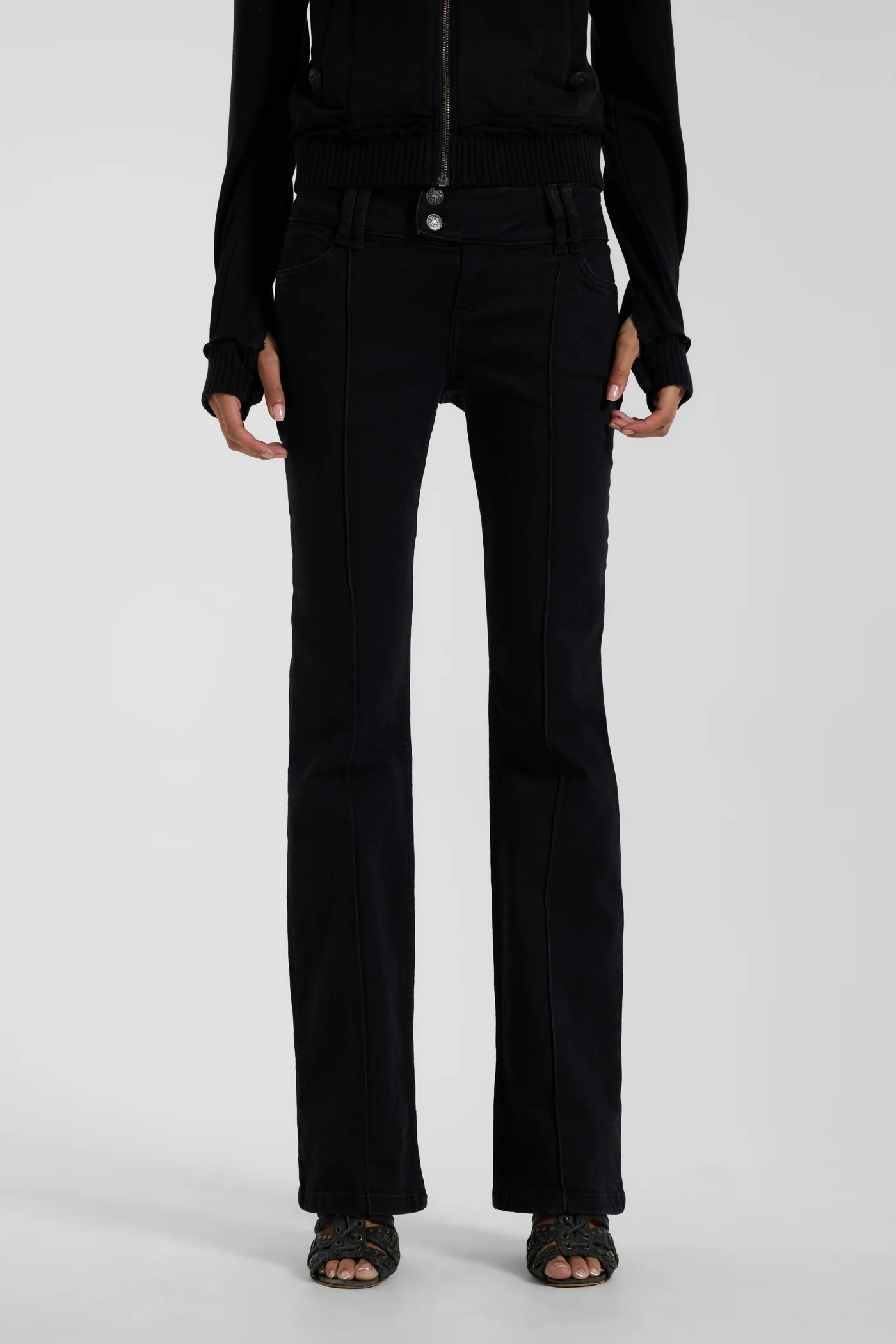Solid Black Thirteen Jeans 6 Solid Black Thirteen Jeans