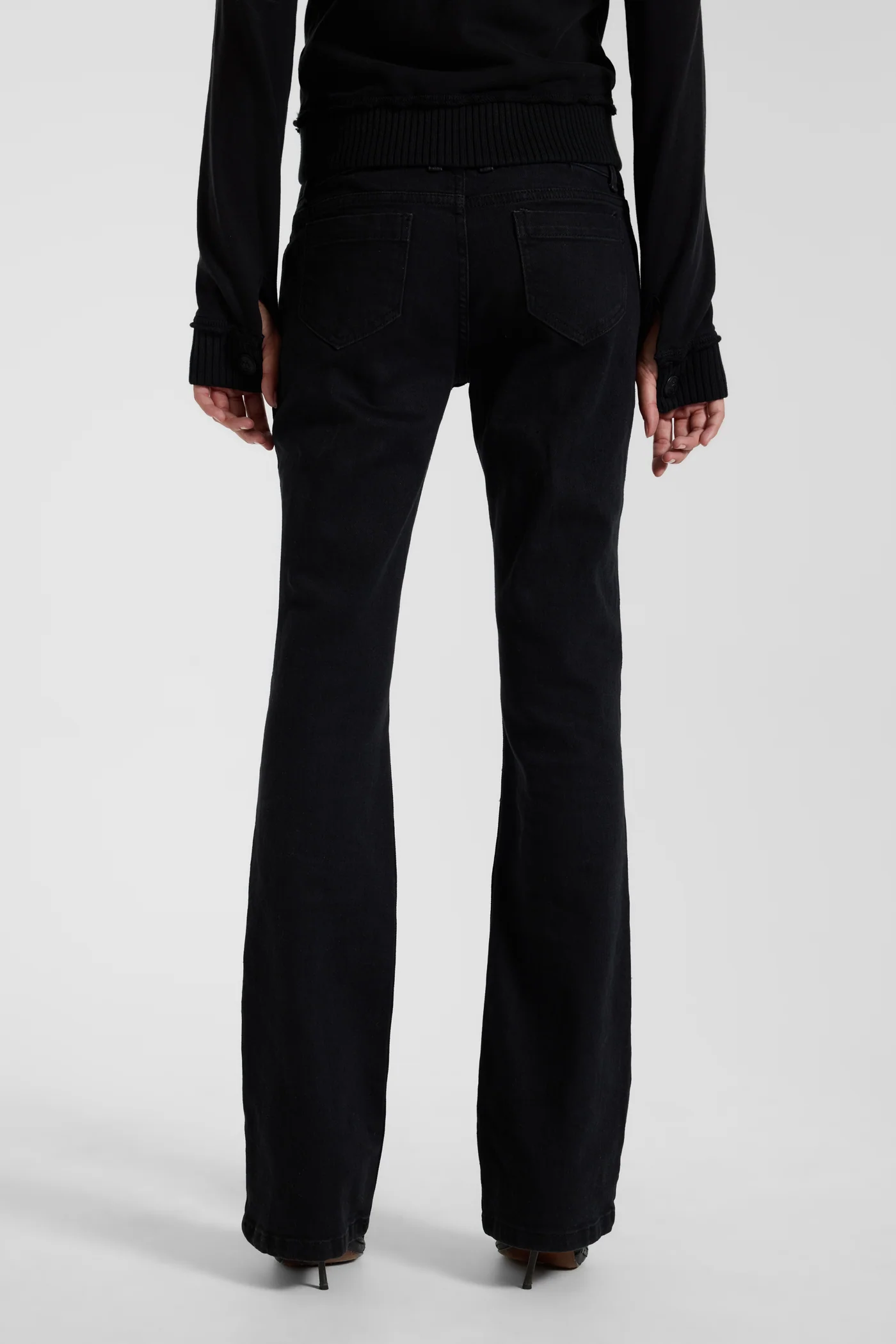 Solid Black Thirteen Jeans 7 Solid Black Thirteen Jeans