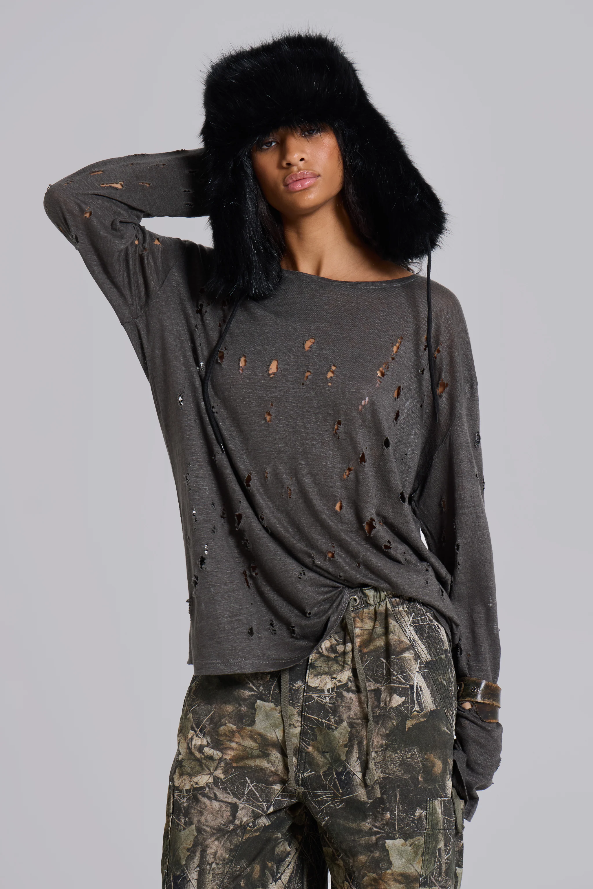 Rifle Distressed Knit Top 1 Rifle Distressed Knit Top