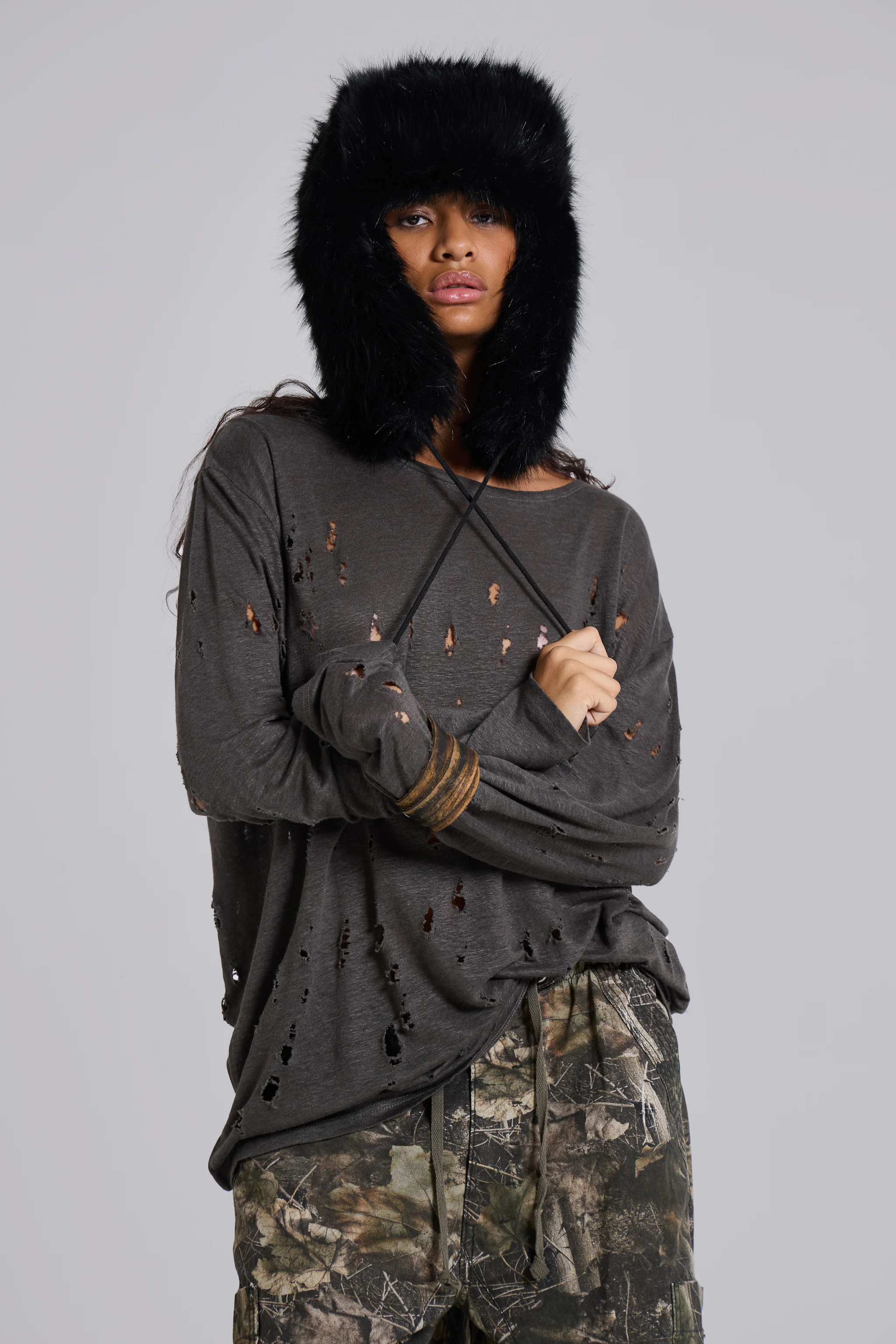 Rifle Distressed Knit Top 4 Rifle Distressed Knit Top