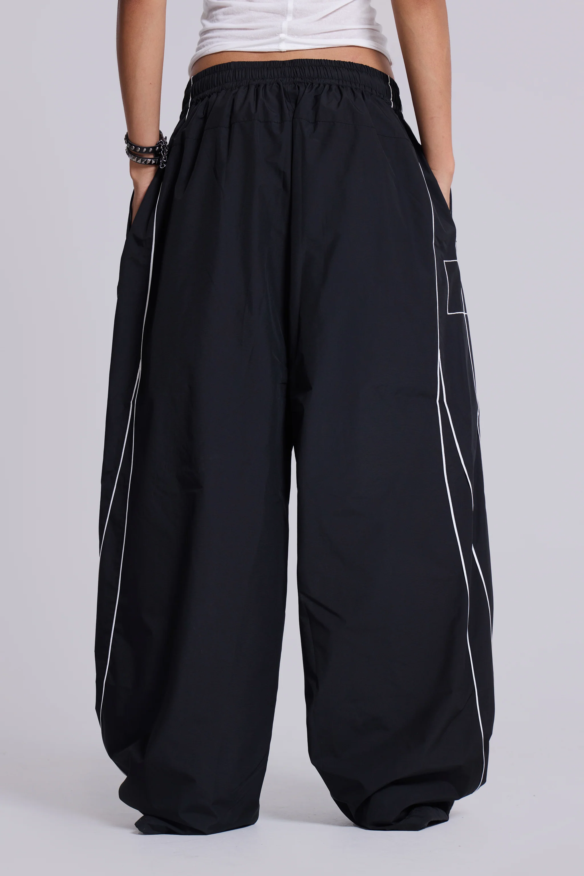P.O.A. Black Vapor Tracksuit Bottoms 4 P.O.A. Black Vapor Tracksuit Bottoms