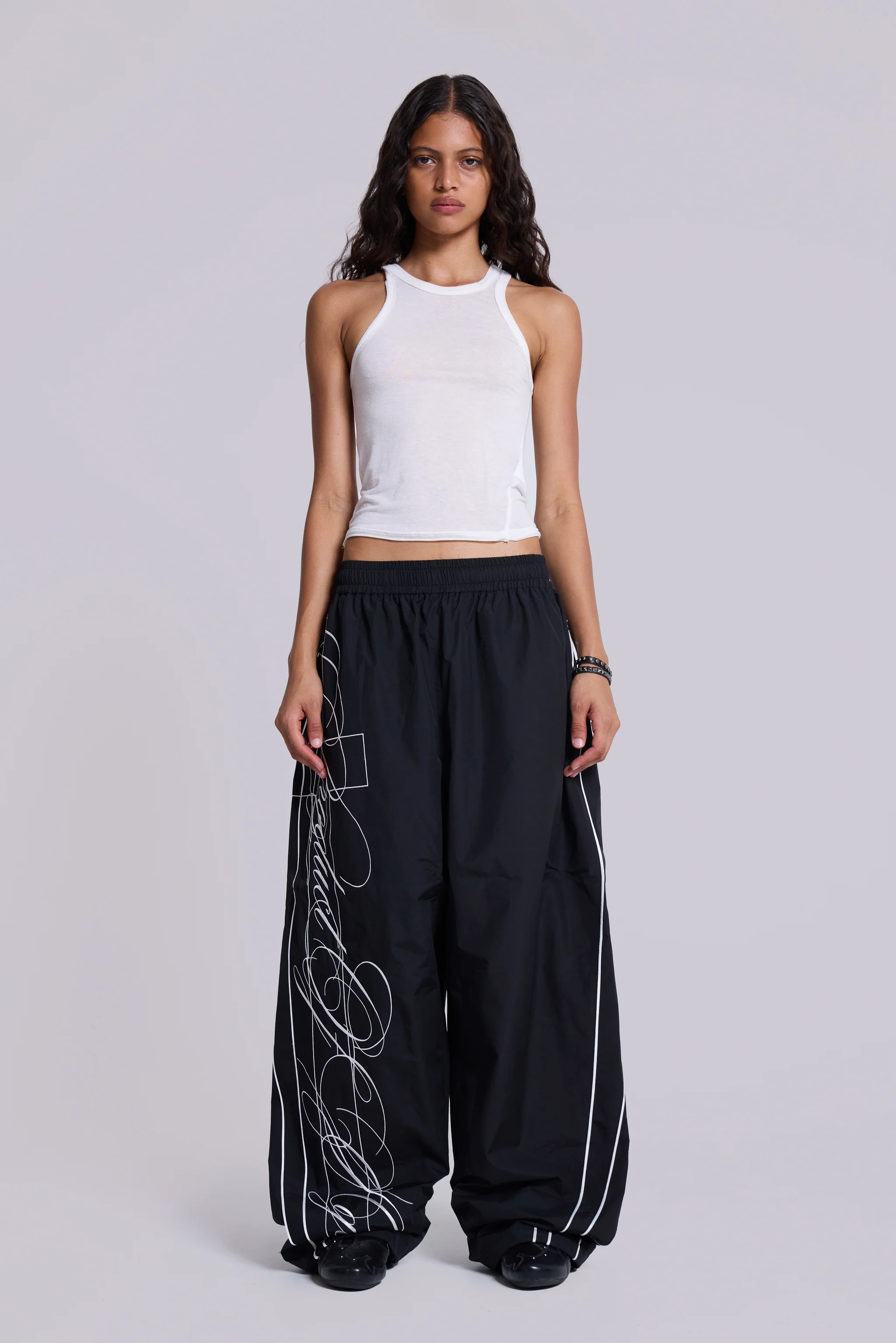 P.O.A. Black Vapor Tracksuit Bottoms 8 P.O.A. Black Vapor Tracksuit Bottoms