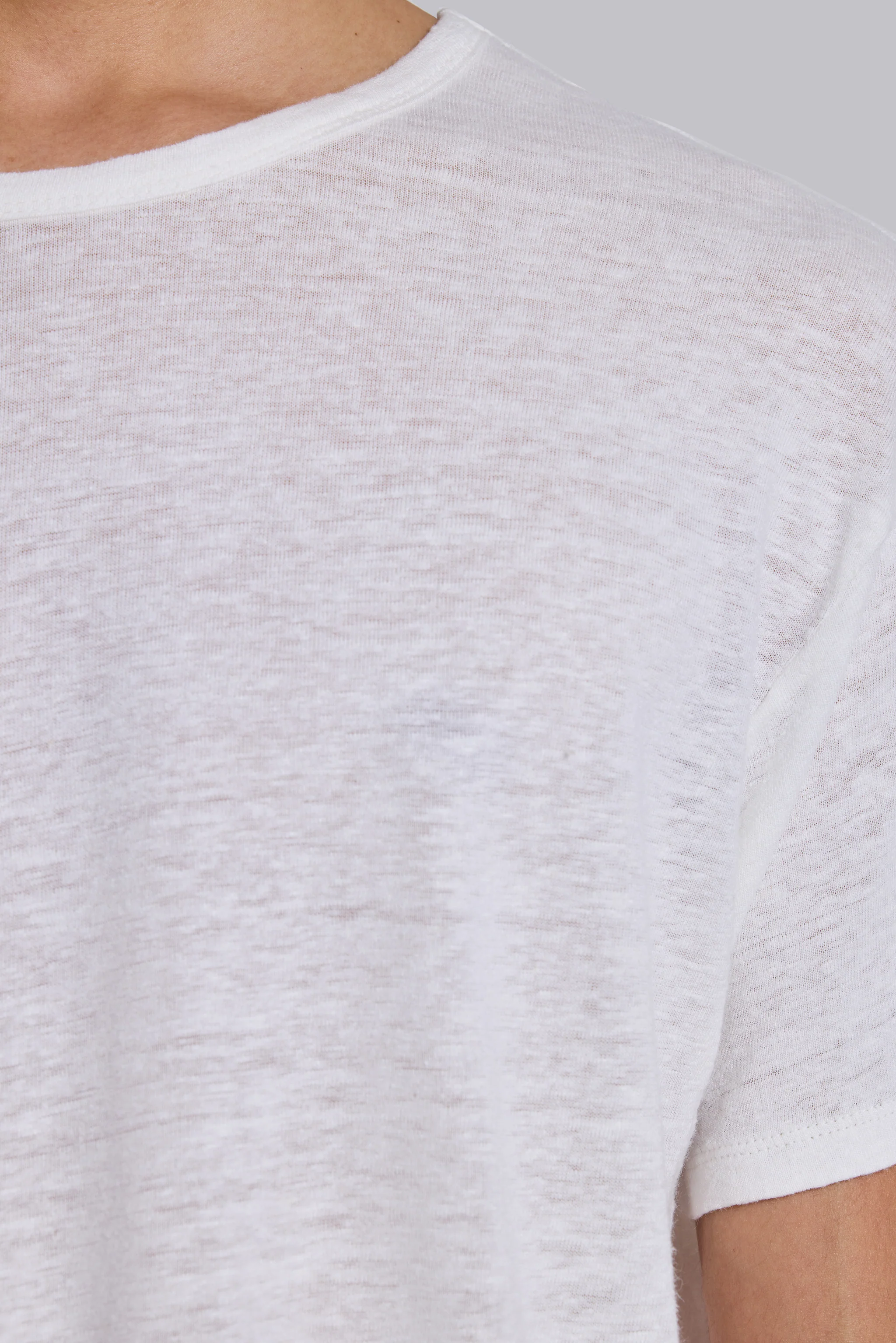 Slub White T-Shirt 4 Slub White T-Shirt