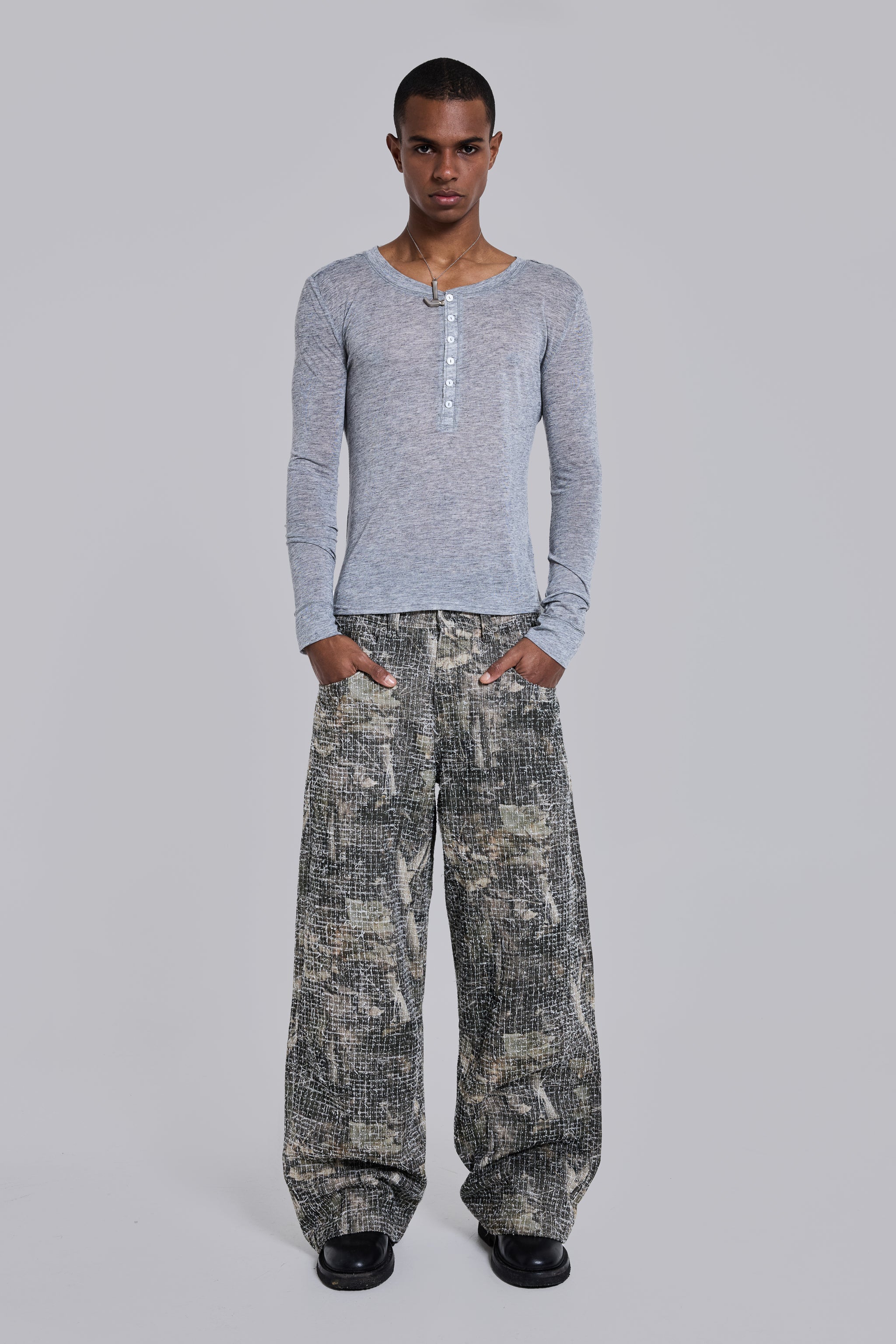Needle Punch Woodland Camo Colossus Jeans 3 Needle Punch Woodland Camo Colossus Jeans