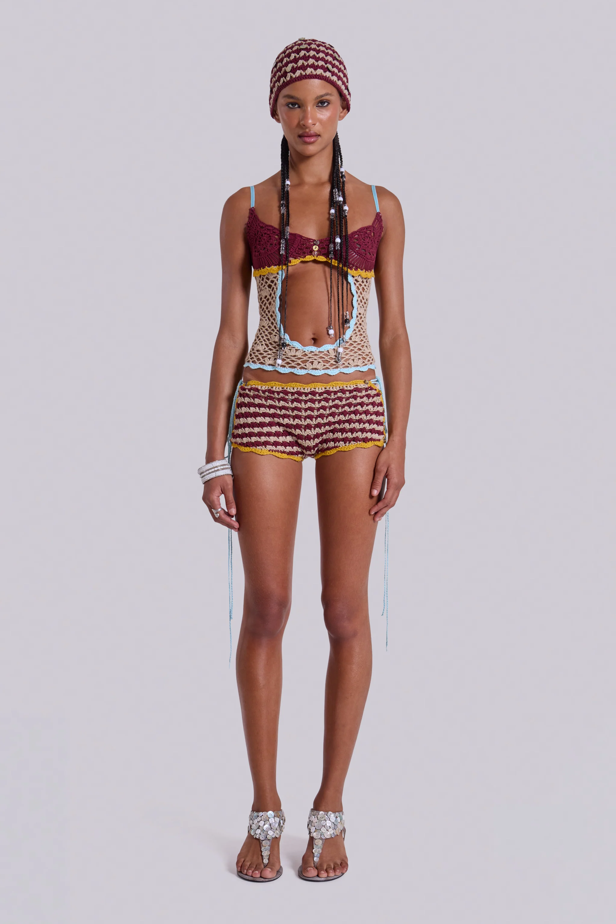 Kalani Crochet Mini Shorts