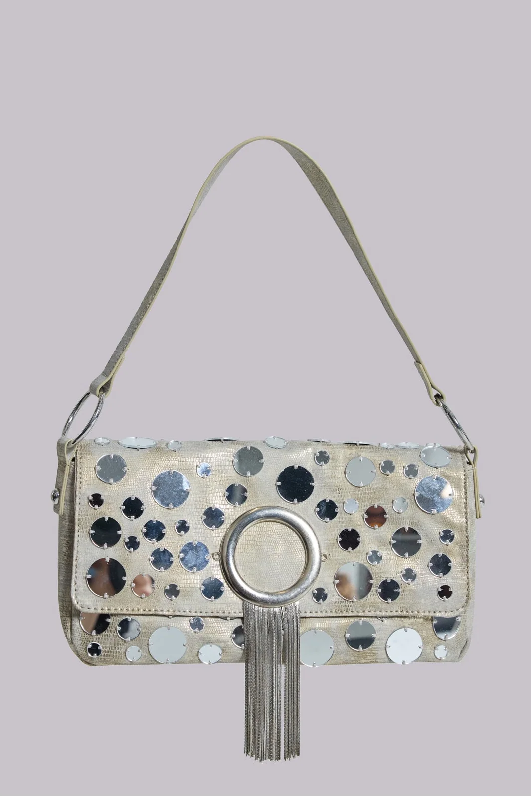 Chara Metallic Mirror Shoulder Bag 1 Chara Metallic Mirror Shoulder Bag