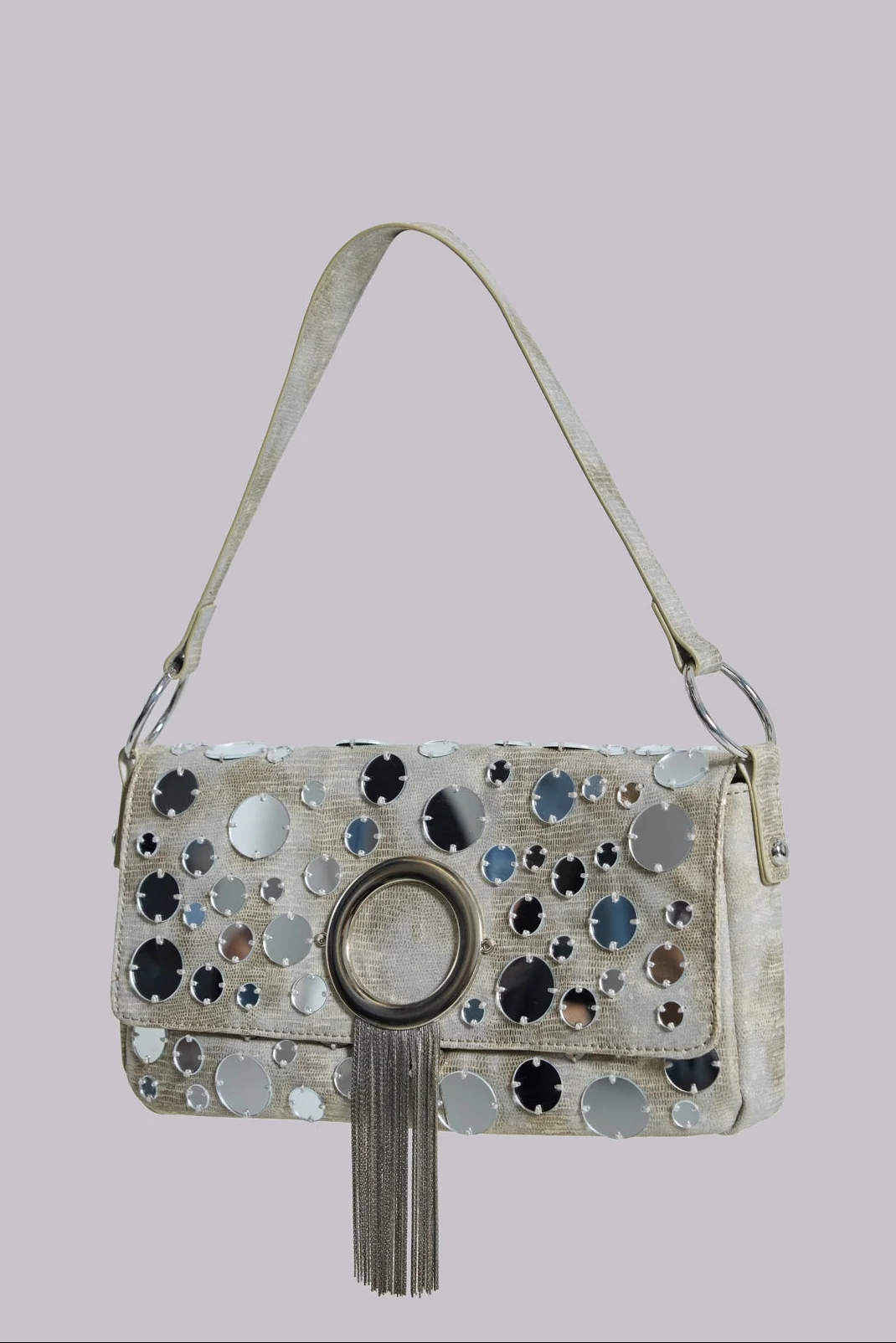 Chara Metallic Mirror Shoulder Bag 7 Chara Metallic Mirror Shoulder Bag