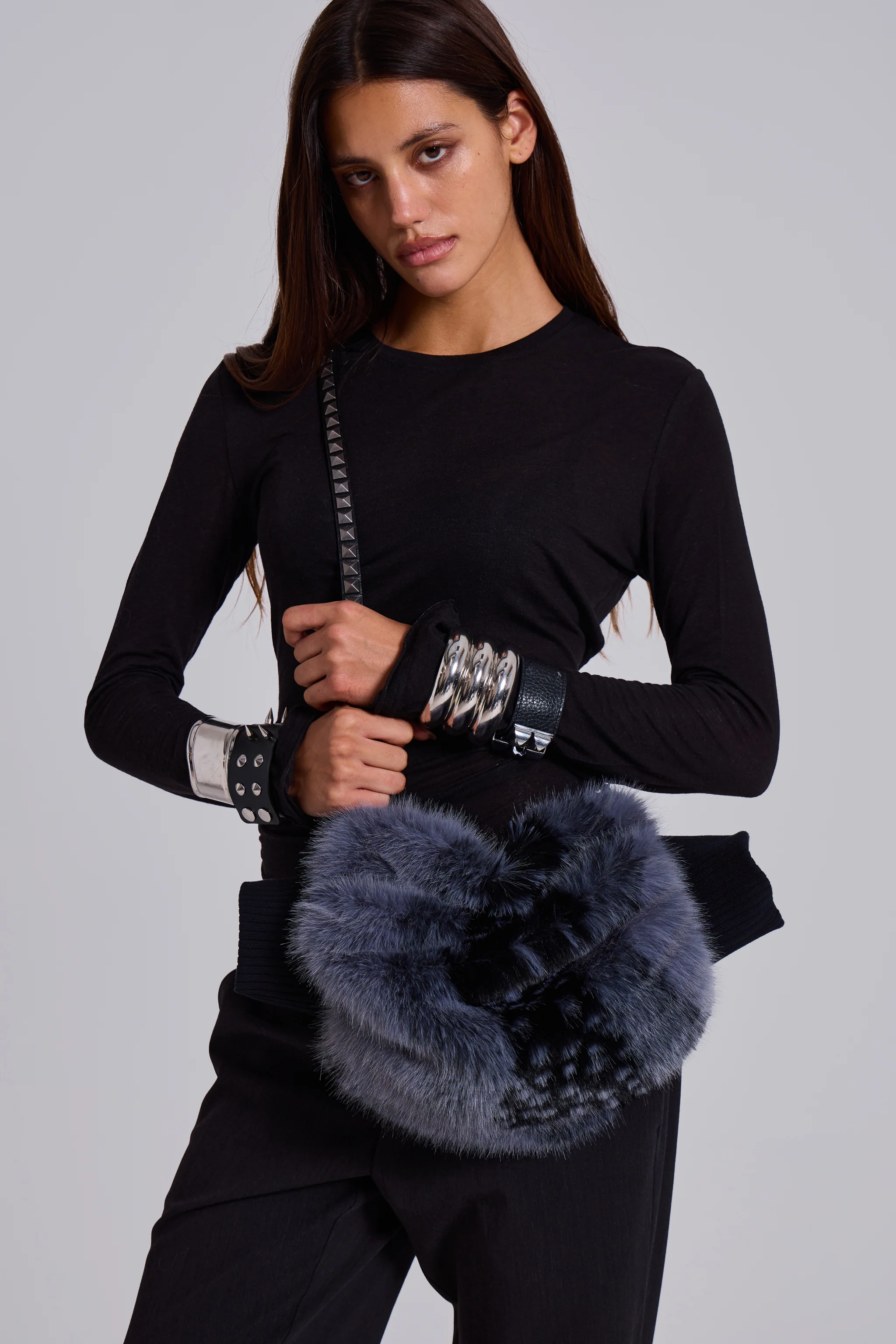 Oksana Faux Fur Muff Bag 9 Oksana Faux Fur Muff Bag