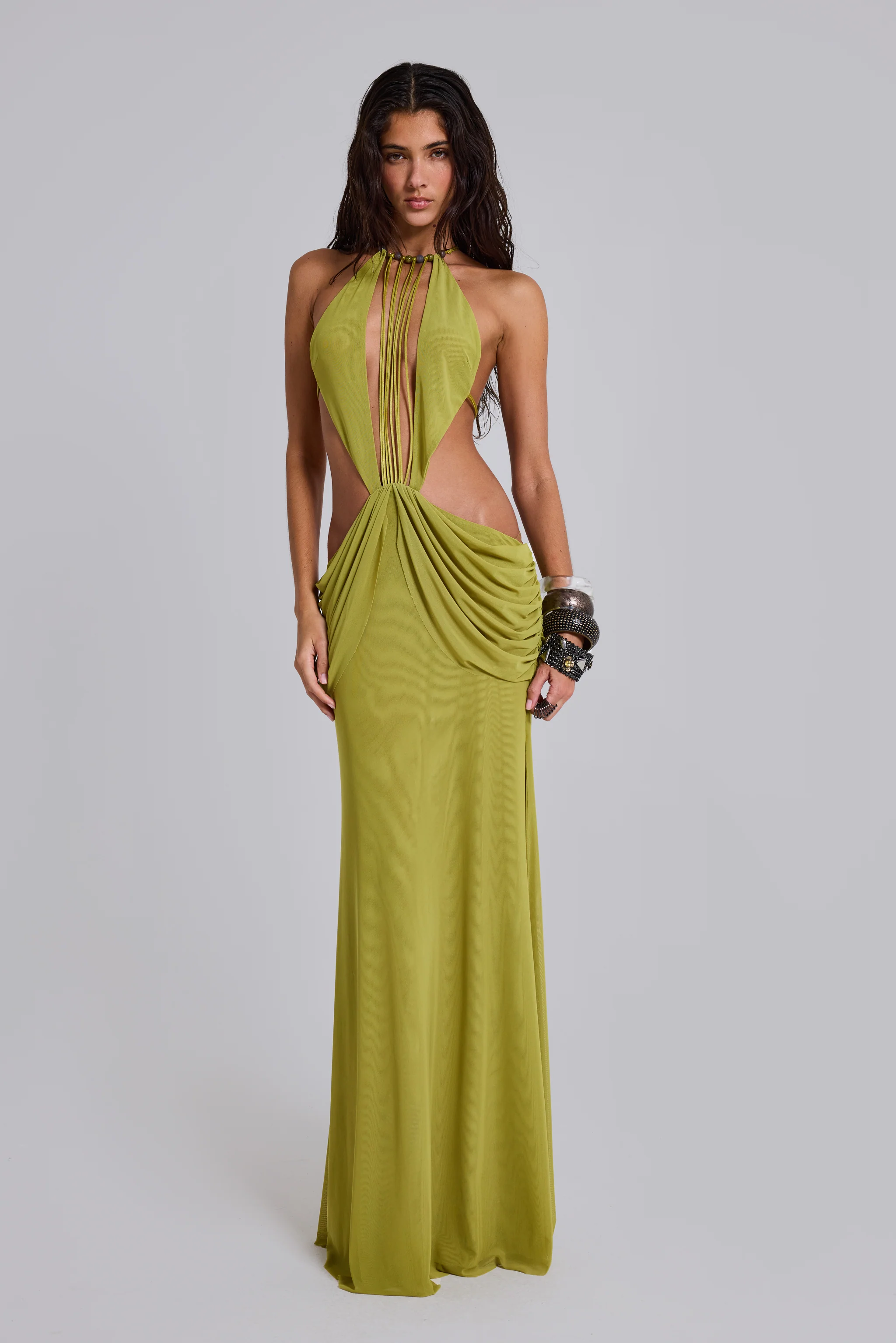 Darlyn Draped Backless Maxi Dress 2 Darlyn Draped Backless Maxi Dress