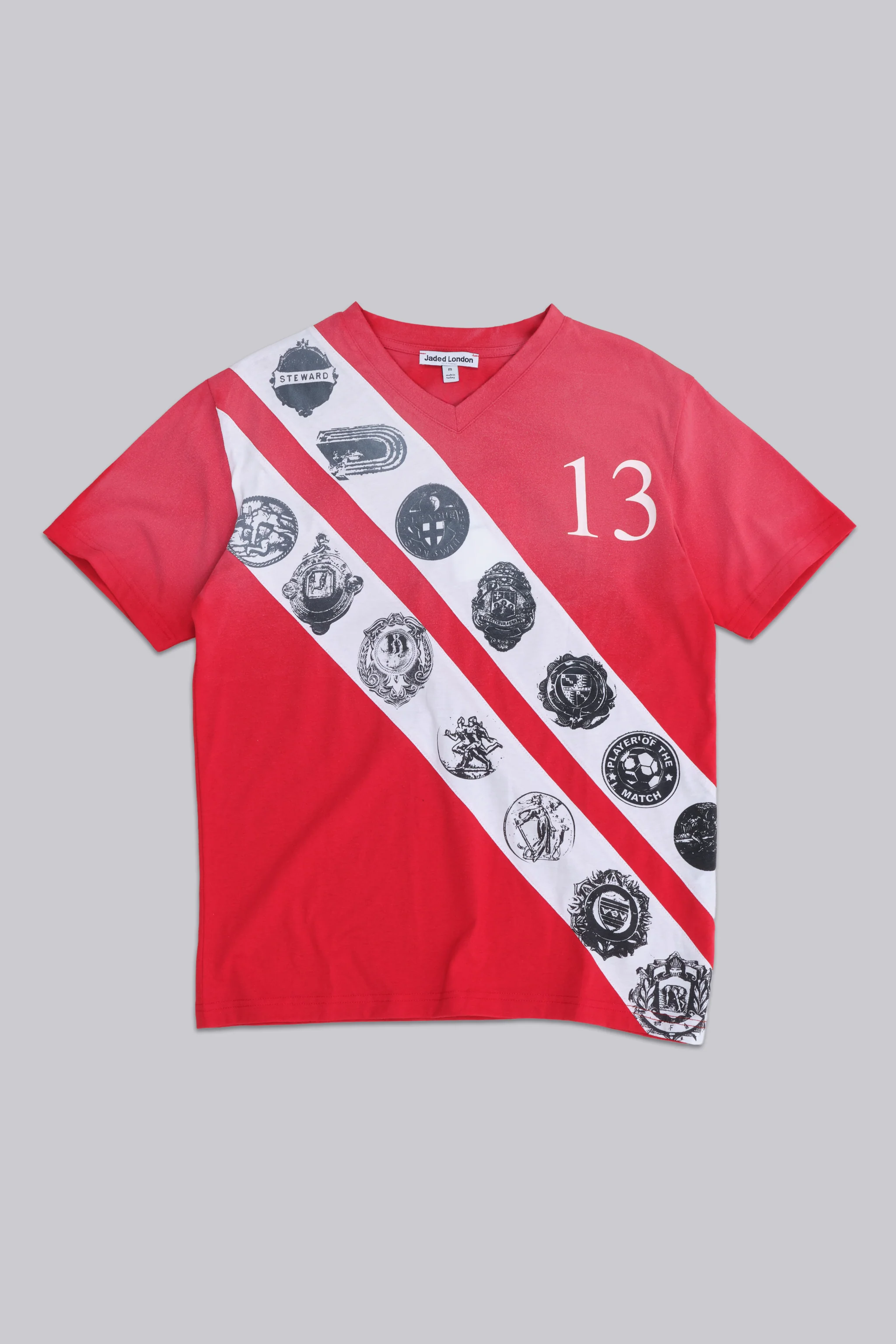 Crest V-Neck T-Shirt 1 Crest V-Neck T-Shirt