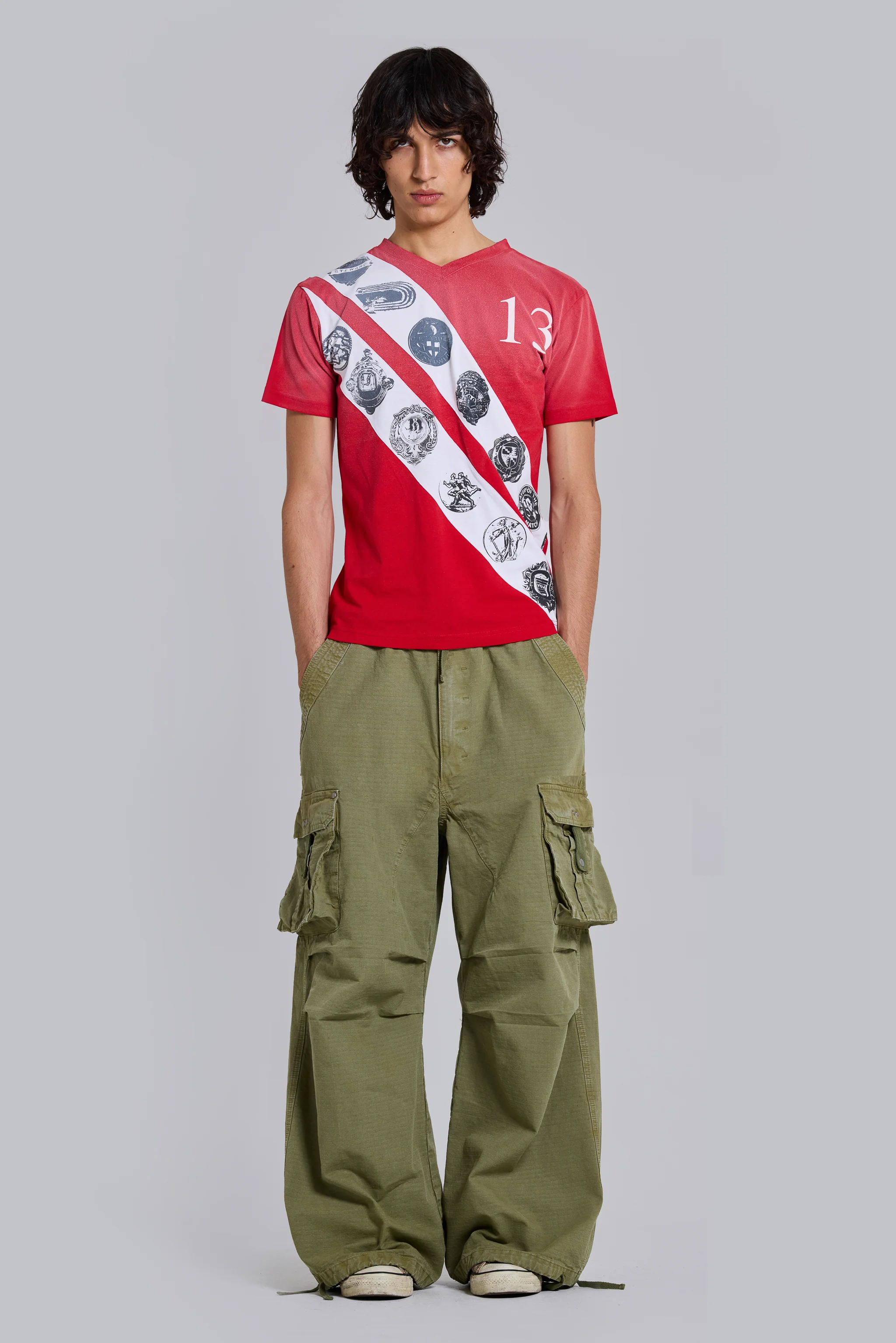 Crest V-Neck T-Shirt 4 Crest V-Neck T-Shirt
