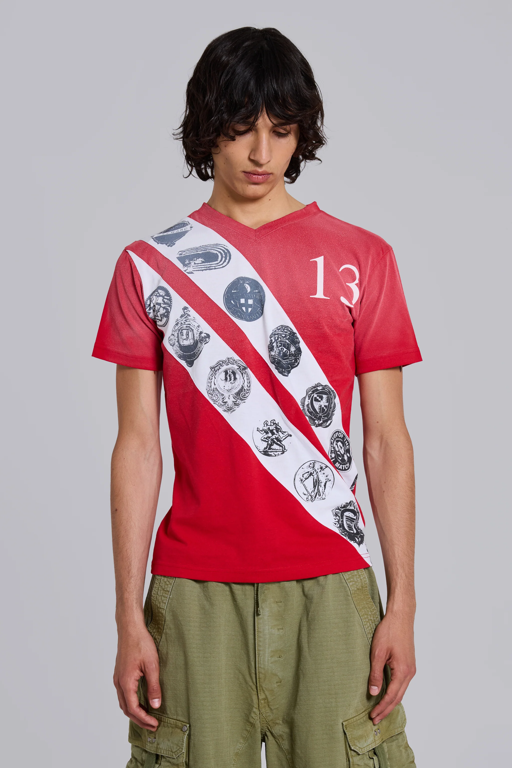 Crest V-Neck T-Shirt 8 Crest V-Neck T-Shirt