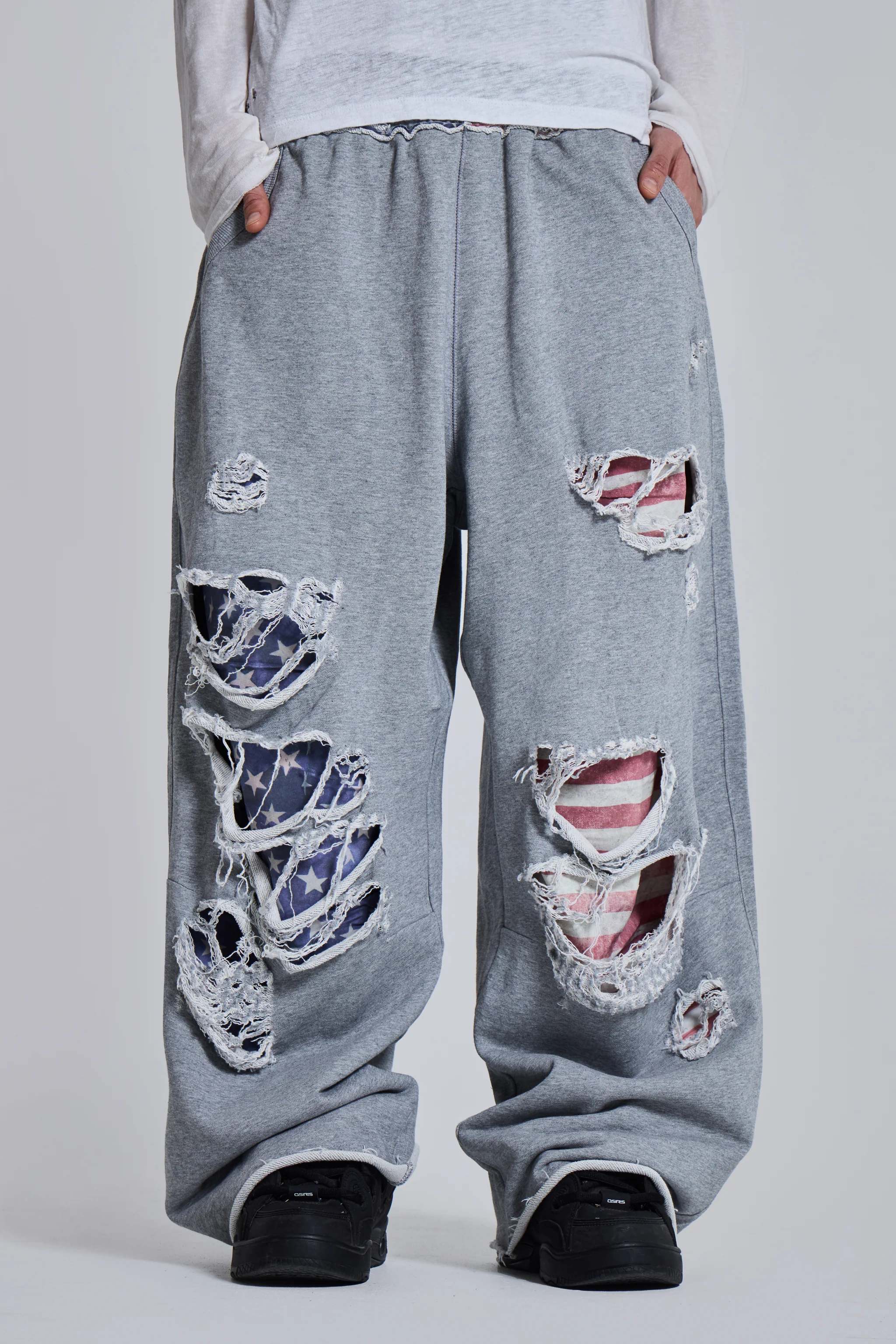 Stars and Stripes Distressed Monster Joggers 1 Stars and Stripes Distressed Monster Joggers