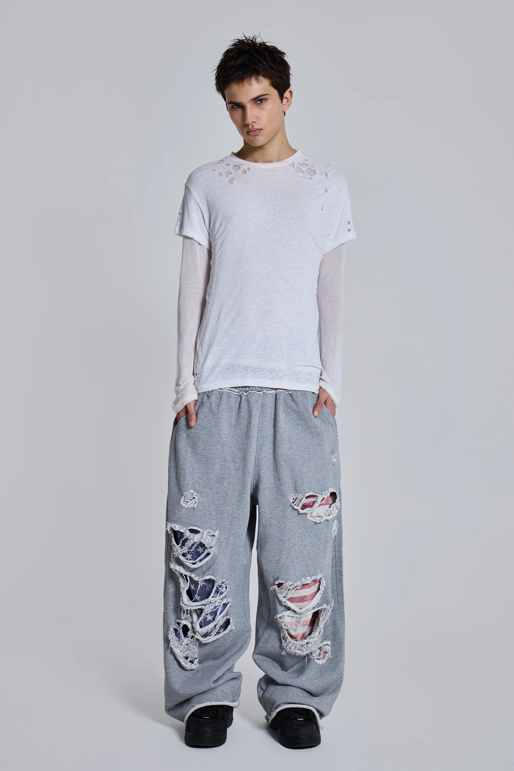 Stars and Stripes Distressed Monster Joggers 3 Stars and Stripes Distressed Monster Joggers