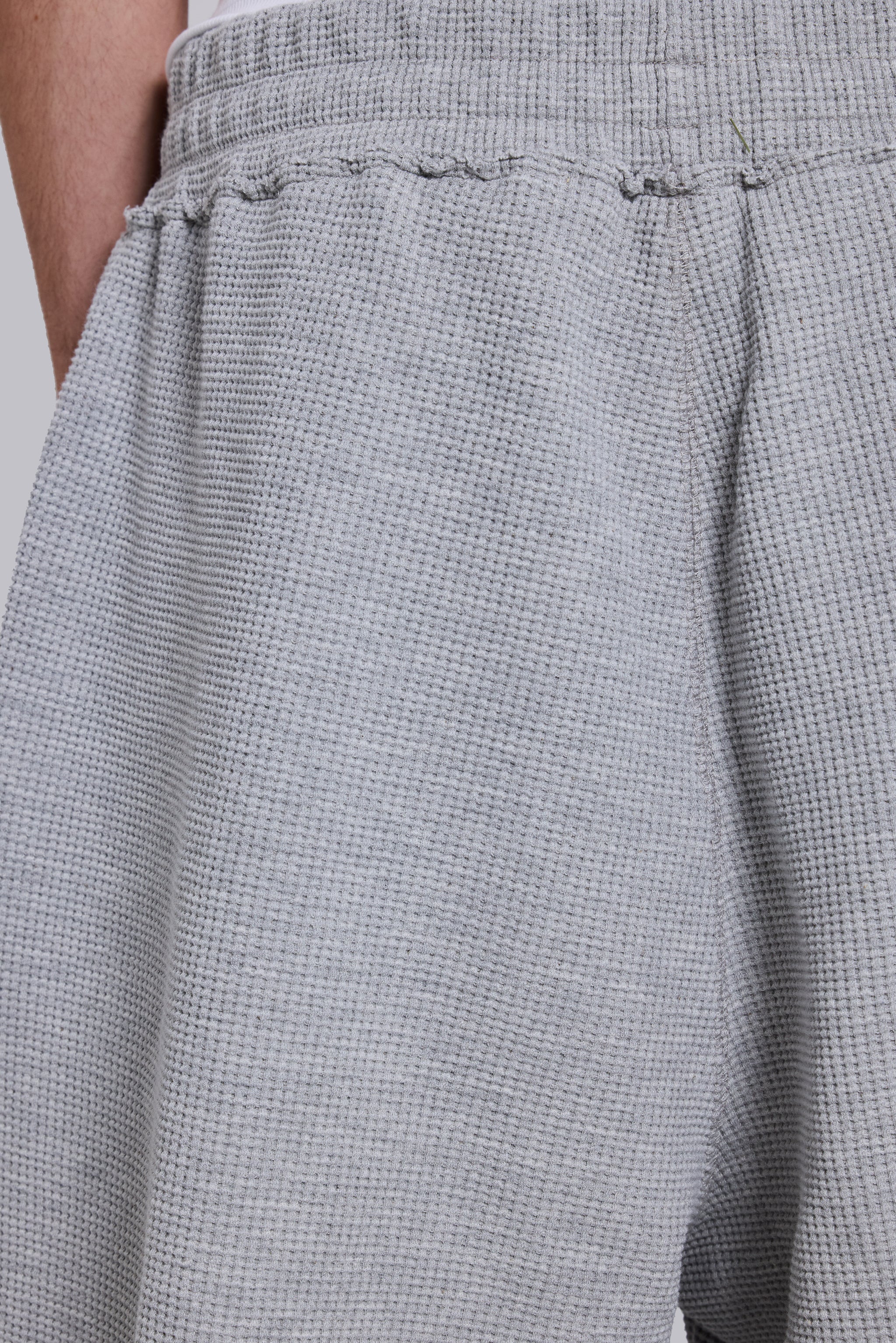 Grey Marl Waffle Monster Jogger Shorts 12 Grey Marl Waffle Monster Jogger Shorts