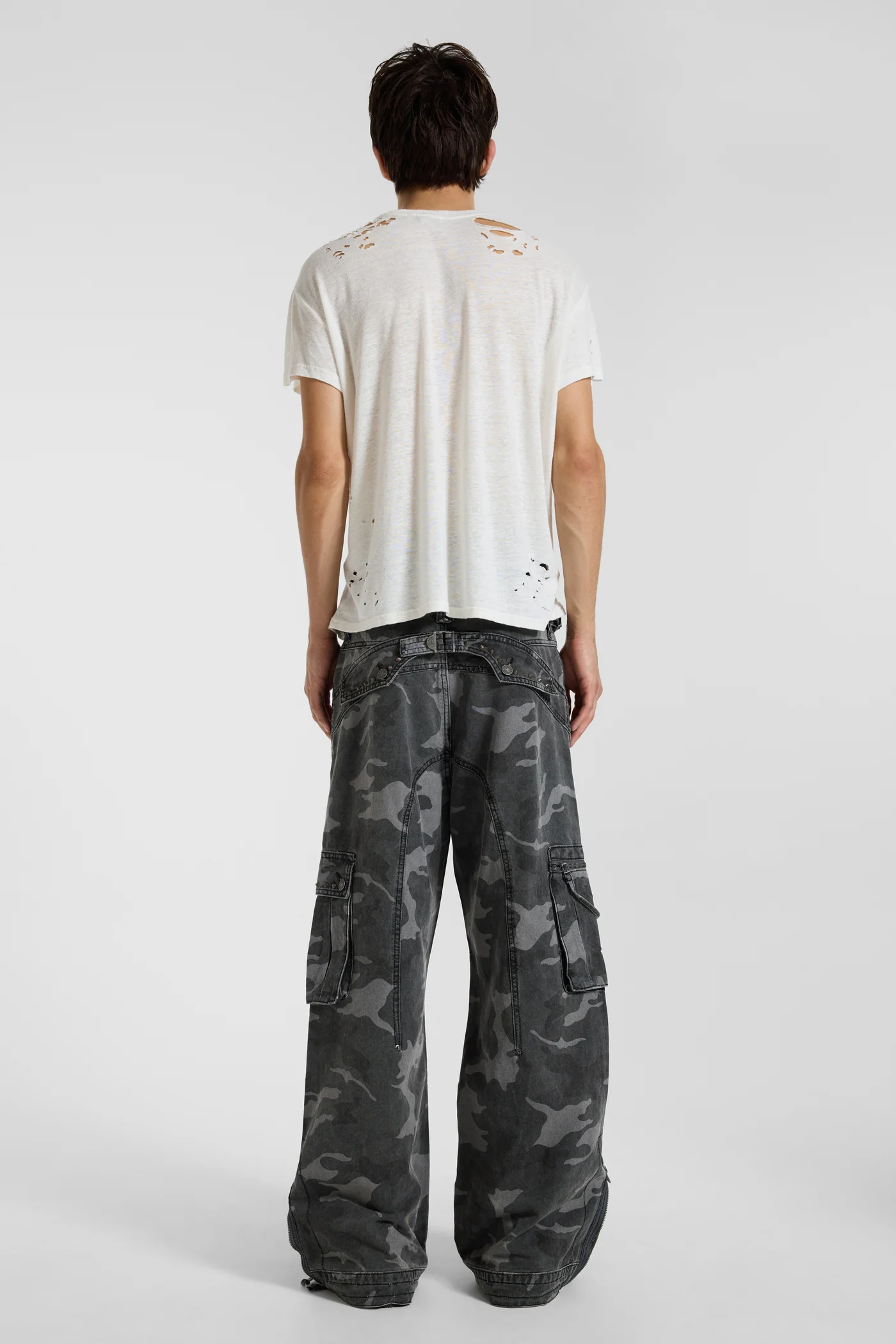 Washed Black Trooper Camo Cargo Pant 4 Washed Black Trooper Camo Cargo Pant
