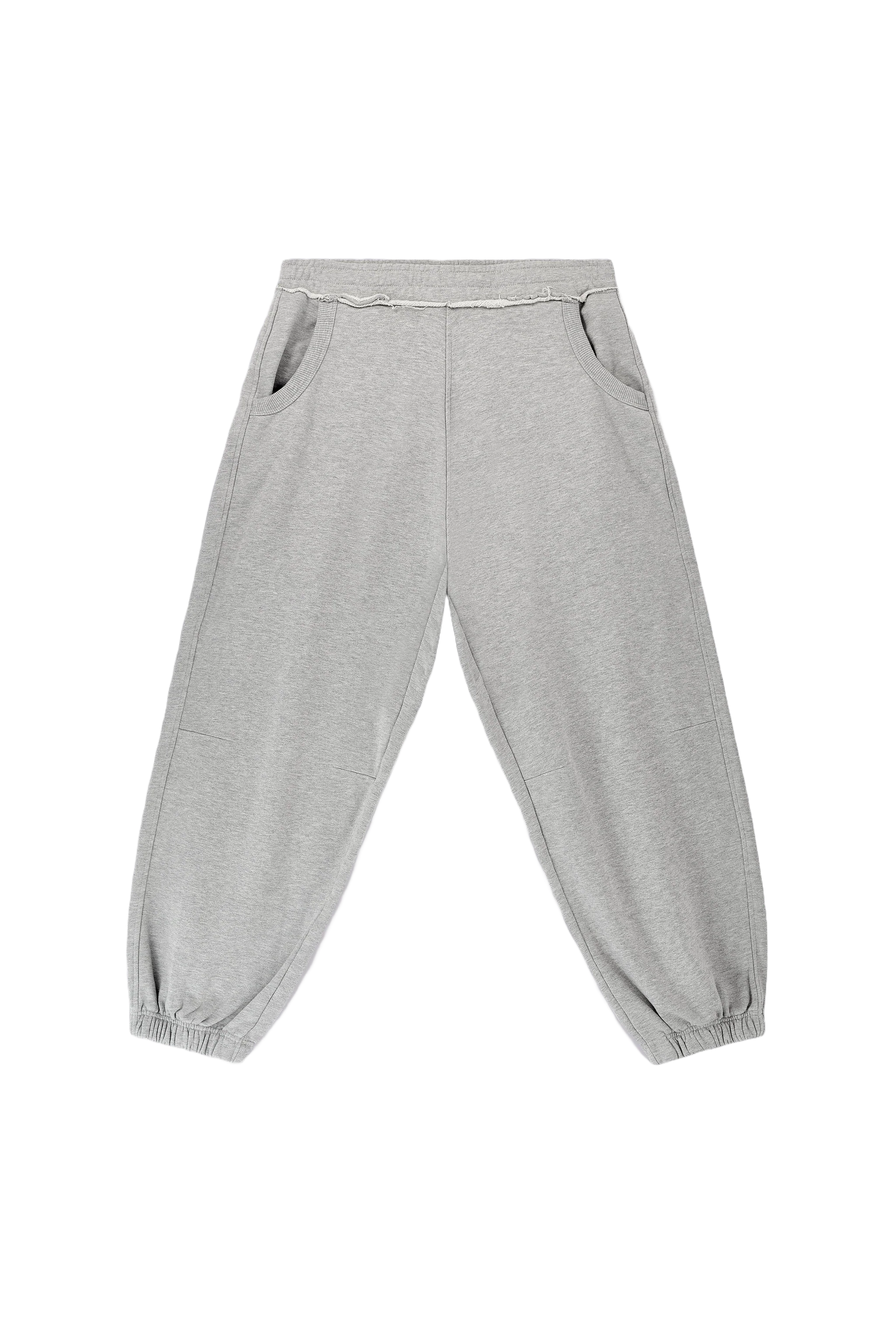 Grey Marl Cuffed Baggy Monster Joggers 12 Grey Marl Cuffed Baggy Monster Joggers