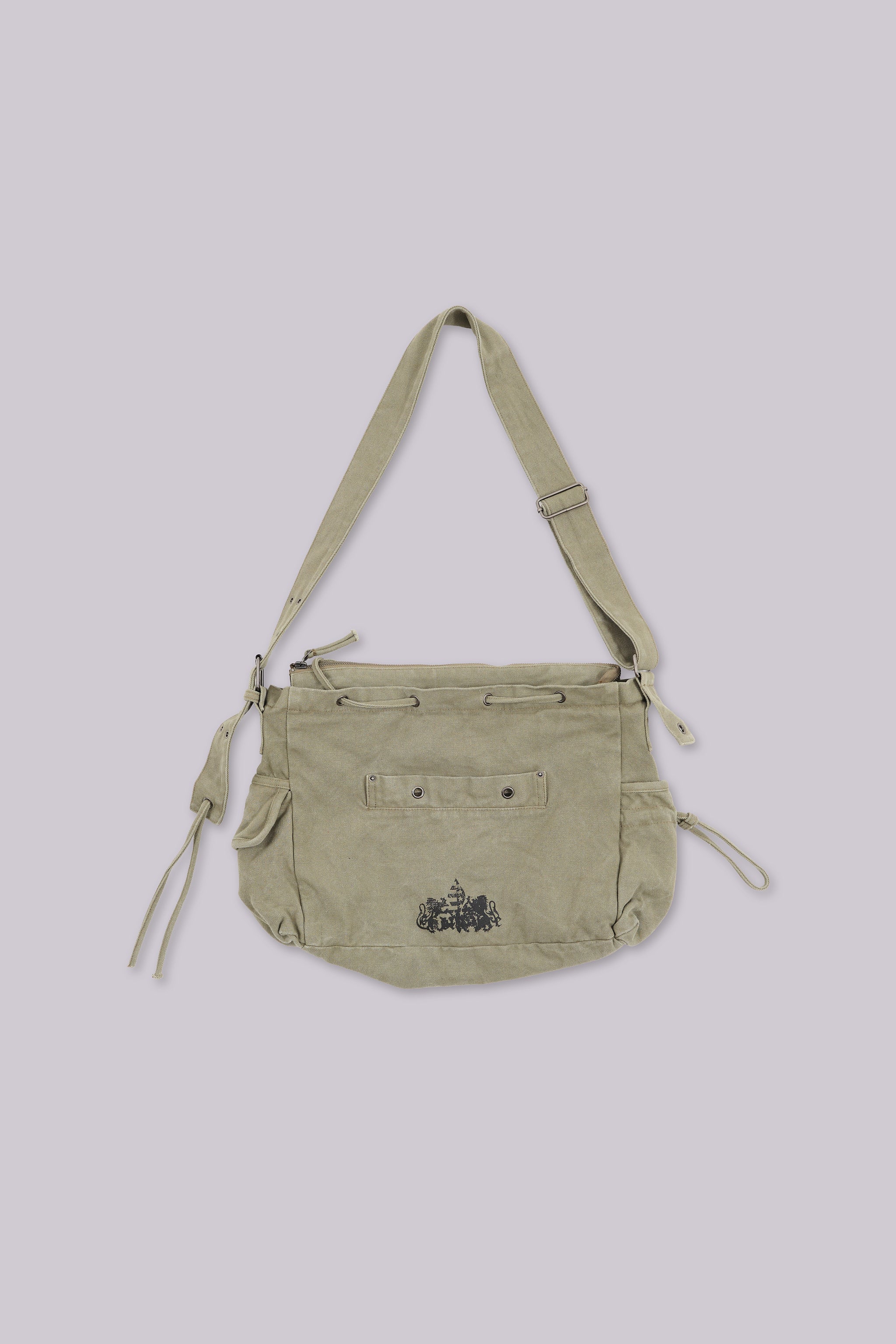 Khaki Military Utility Satchel Bag 4 Khaki Military Utility Satchel Bag